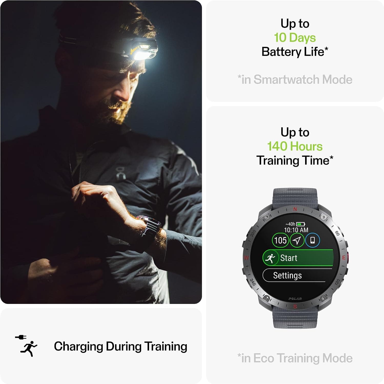 ساعت هوشمند ورزشی Polar با GPS مدل Grit X2 Pro ساعت هوشمند ورزشی Polar با GPS مدل Grit X2 Pro