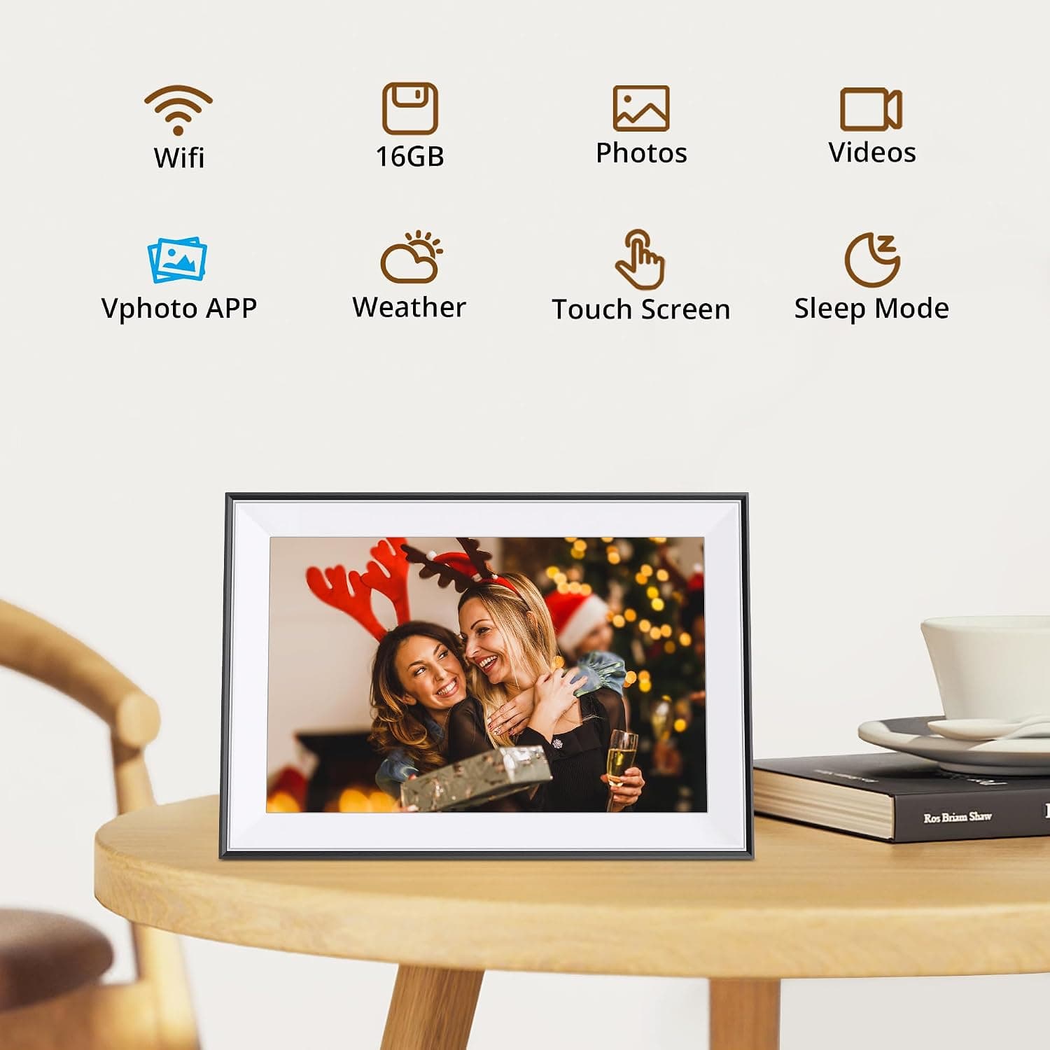 قاب عکس دیجیتال 10 inch WiFi Dragon Touch با صفحهنمایش لمسی IPS و حافظه 32GB قاب عکس دیجیتال 10 inch WiFi Dragon Touch با صفحهنمایش لمسی IPS و حافظه 32GB