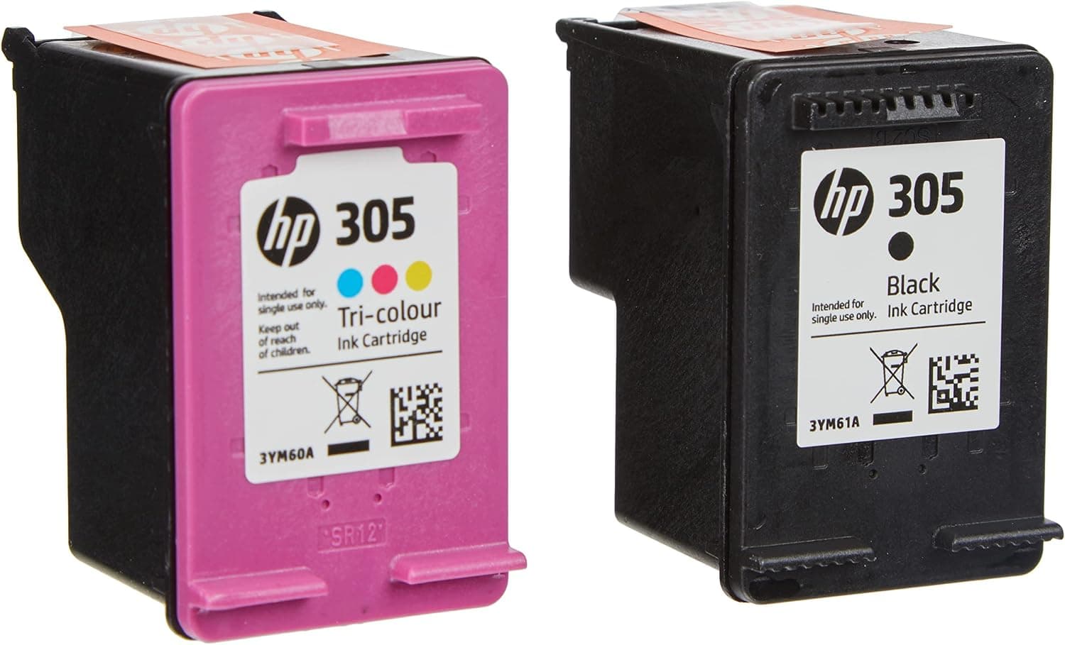 کارتریج HP مدل 6ZD17AE، بسته 2 عددی مشکی و سهرنگ شماره 305 کارتریج HP مدل 6ZD17AE، بسته 2 عددی مشکی و سهرنگ شماره 305