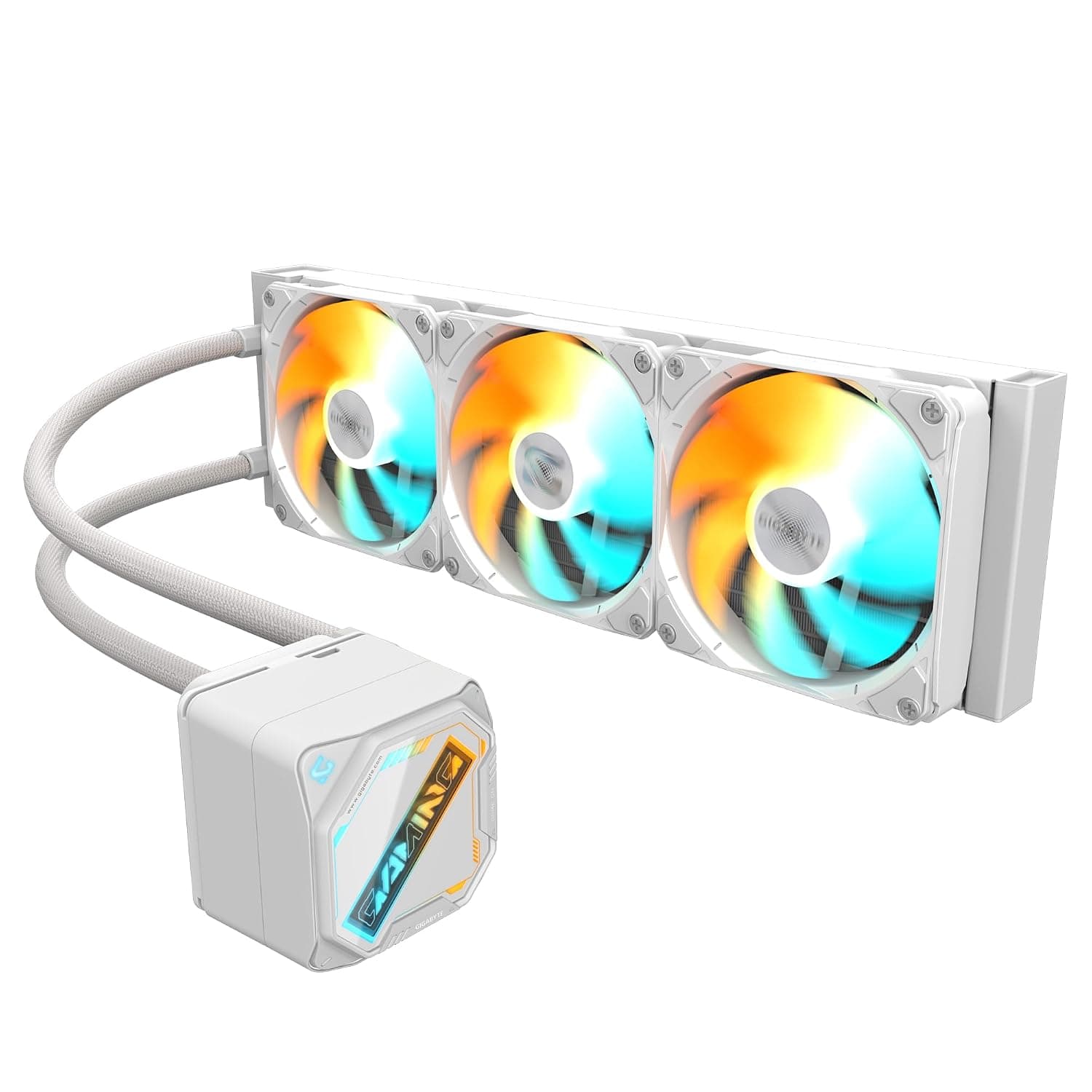 خنککننده مایع 360mm GIGABYTE AORUS WATERFORCE مدل GME 360I با RGB LED خنککننده مایع 360mm GIGABYTE AORUS WATERFORCE مدل GME 360I با RGB LED