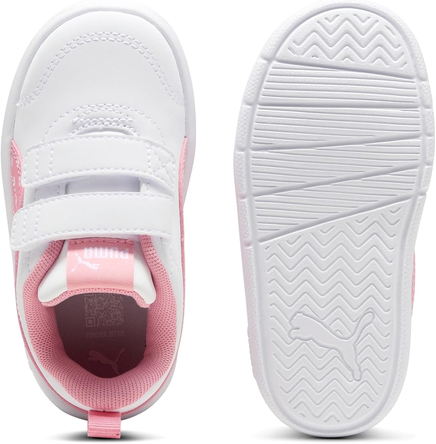 کفش روزمره نوزاد PUMA Courtflex V3 Dotty V inf مدل 39875906 سفید کفش روزمره نوزاد PUMA Courtflex V3 Dotty V inf مدل 39875906 سفید