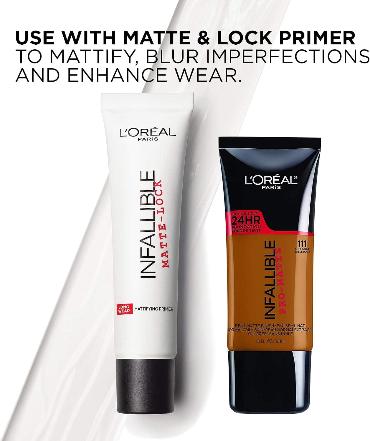 کرمپودر مایع مات بادوام L'Oreal Paris Infallible Pro-Matte، رنگ Ivory Buff، 1 fl oz کرمپودر مایع مات بادوام L'Oreal Paris Infallible Pro-Matte، رنگ Ivory Buff، 1 fl oz