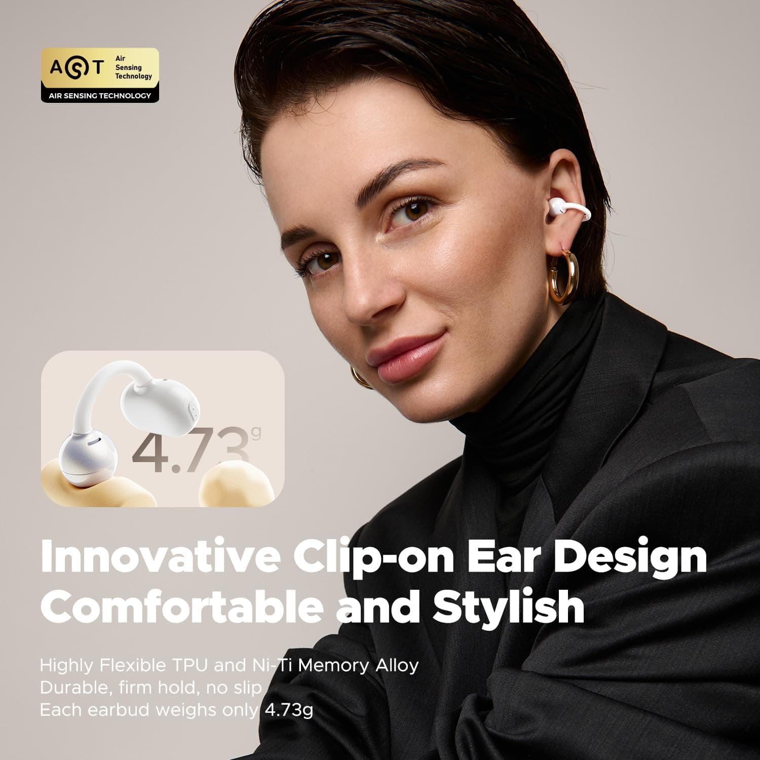 ایرباد بیسیم SOUNDPEATS مدل POP Clip اپن ایر گیرهای بلوتوث 5.4 IPX5 ایرباد بیسیم SOUNDPEATS مدل POP Clip اپن ایر گیرهای بلوتوث 5.4 IPX5