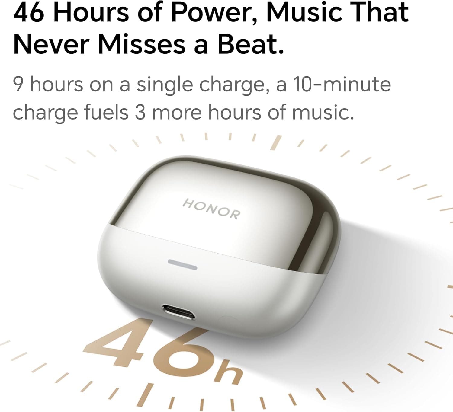 ایرباد HONOR با حذف نویز فعال و مترجم هوش مصنوعی Earbuds 4 مشکی ایرباد HONOR با حذف نویز فعال و مترجم هوش مصنوعی Earbuds 4 مشکی