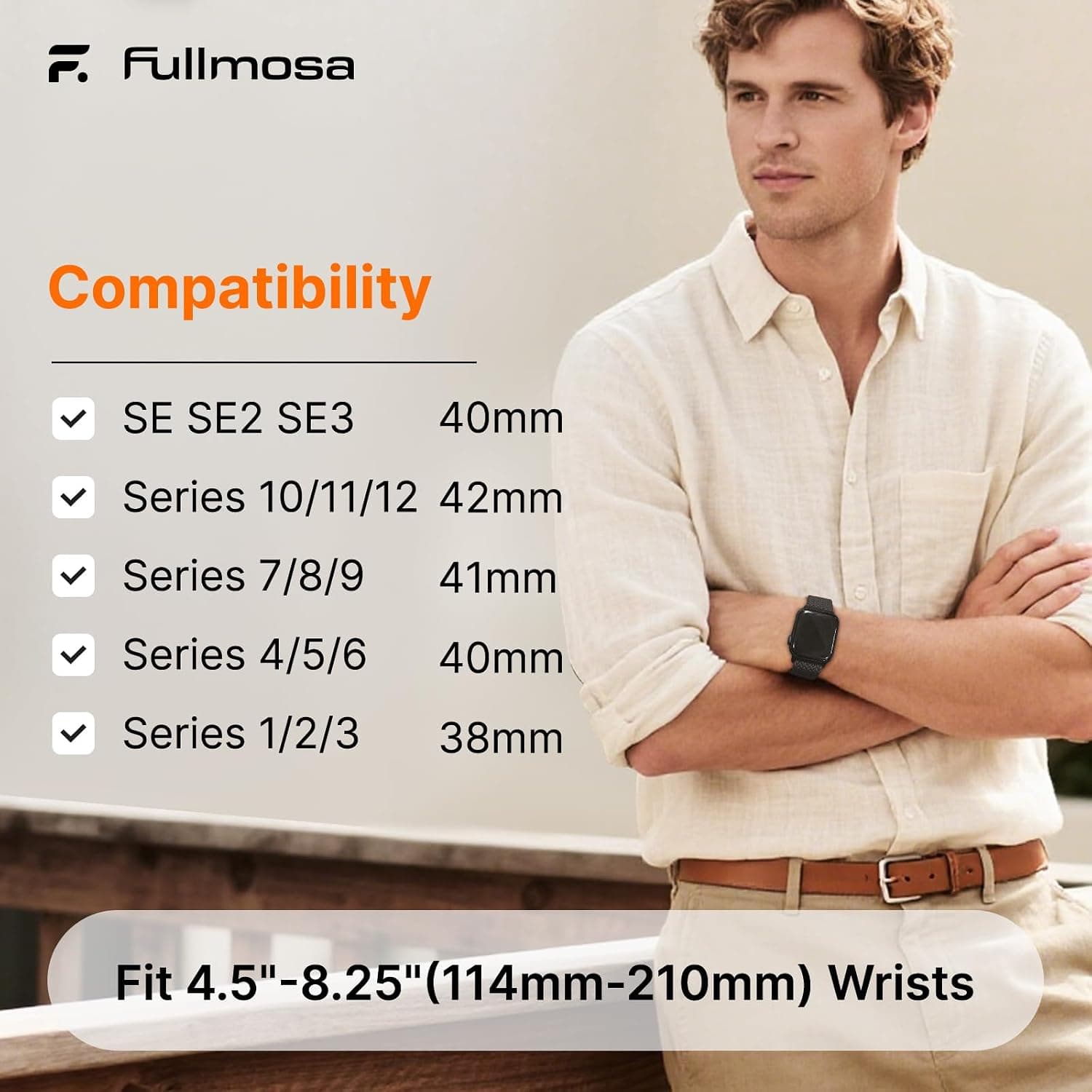بند ساعت هوشمند Fullmosa مغناطیسی بافتنی الاستیک سازگار با Apple Watch 38/40/41/42/44/45/46/49mm 2 Pack بند ساعت هوشمند Fullmosa مغناطیسی بافتنی الاستیک سازگار با Apple Watch 38/40/41/42/44/45/46/49mm 2 Pack