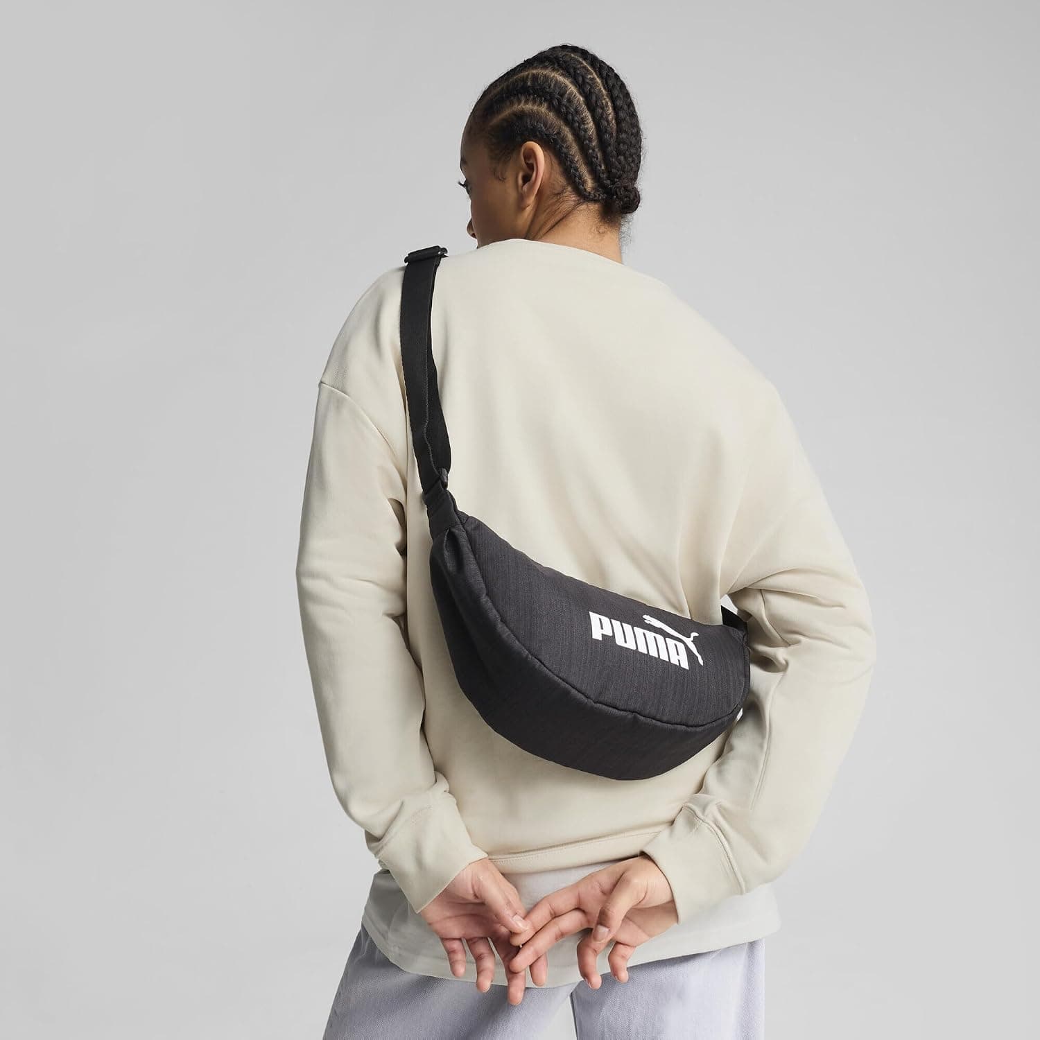 کیف دوشی زنانه PUMA مدل BASE Half Moon Bag کیف دوشی زنانه PUMA مدل BASE Half Moon Bag