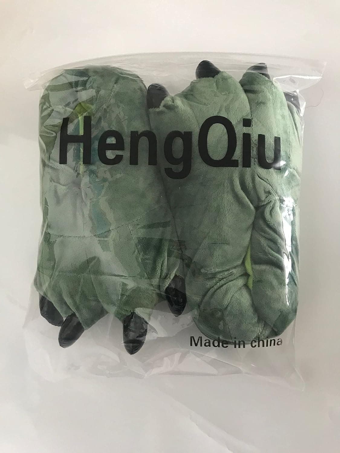 دمپایی بزرگسالان و کودکان HengQiu پلاش پنجه دایناسوری سبز دمپایی بزرگسالان و کودکان HengQiu پلاش پنجه دایناسوری سبز