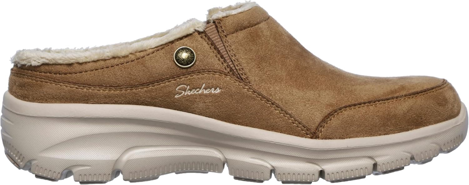 کفش موله زنانه Skechers بدون بند پشت باز مدل Easy Going-Latte-Twin Gore کفش موله زنانه Skechers بدون بند پشت باز مدل Easy Going-Latte-Twin Gore