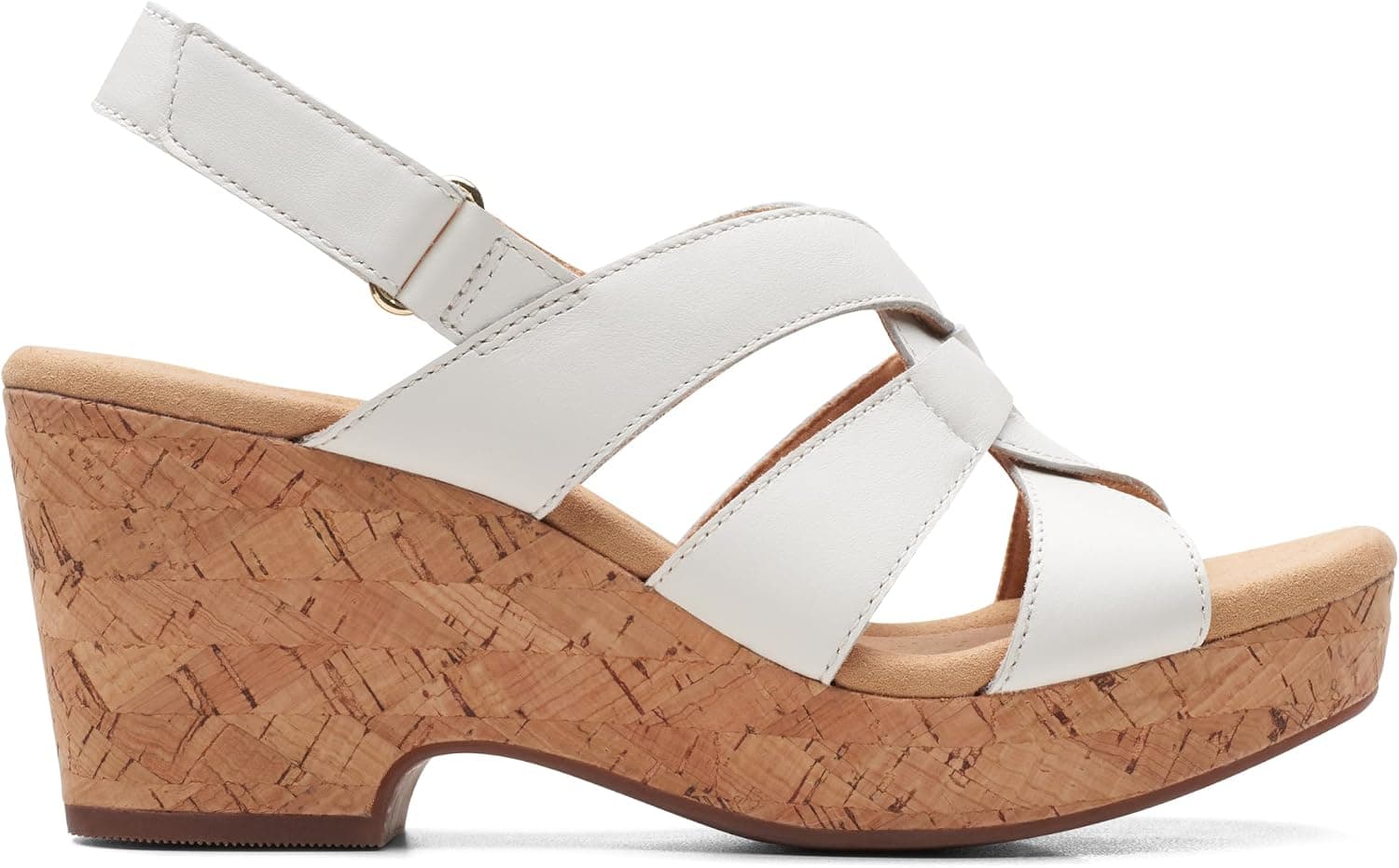 صندل زنانه Clarks پاشنه گوهای Giselle Beach صندل زنانه Clarks پاشنه گوهای Giselle Beach