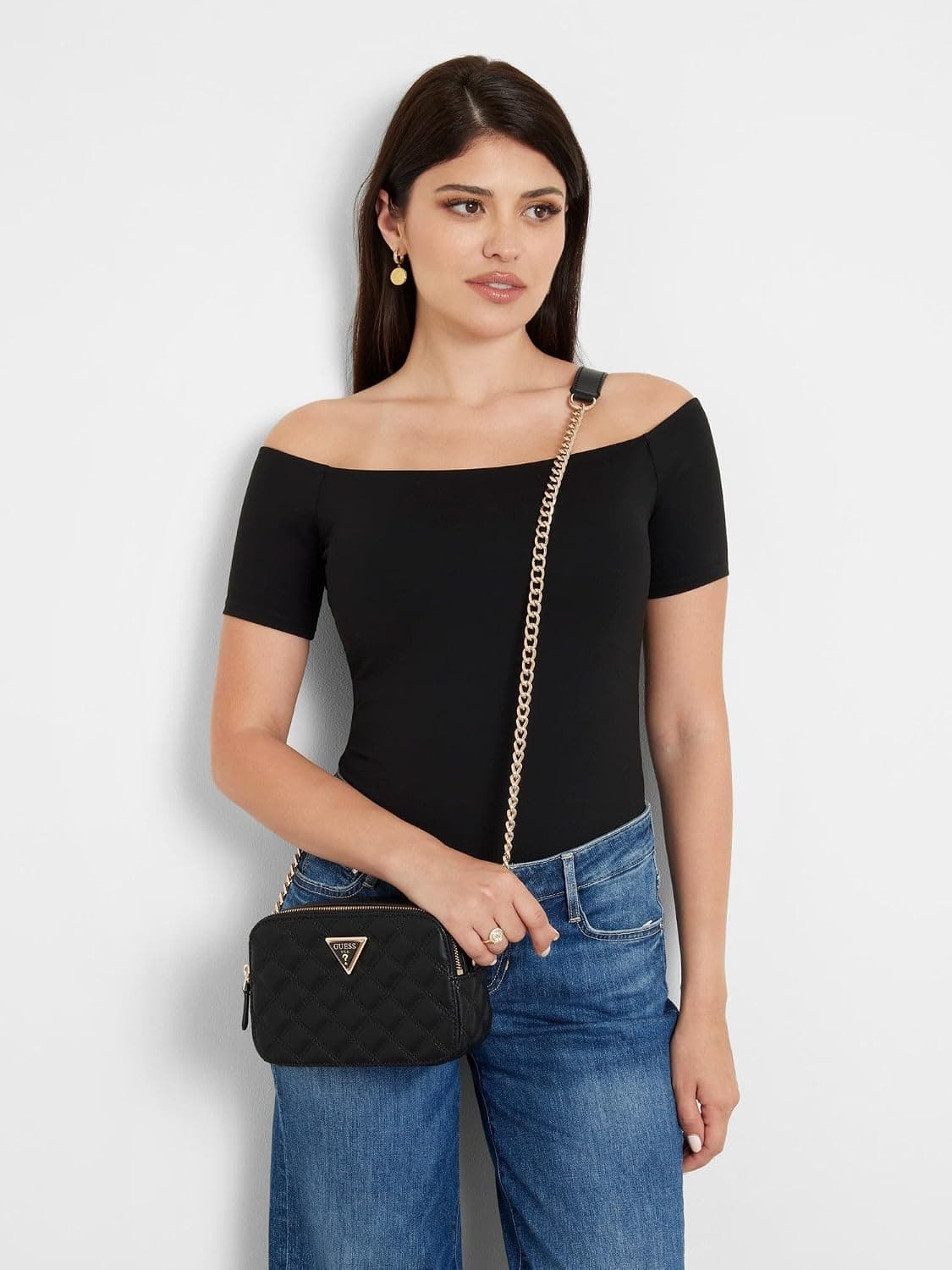 کیف دستی زنانه GUESS دوربینی مدل Giully کیف دستی زنانه GUESS دوربینی مدل Giully