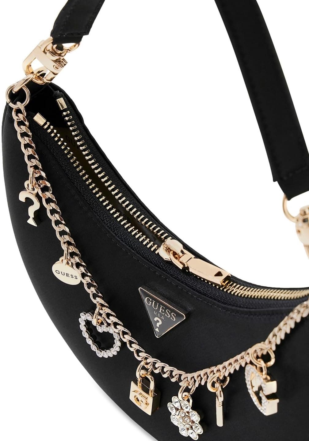 کیف دوشی زنانه GUESS مینی مدل TASMIN کیف دوشی زنانه GUESS مینی مدل TASMIN