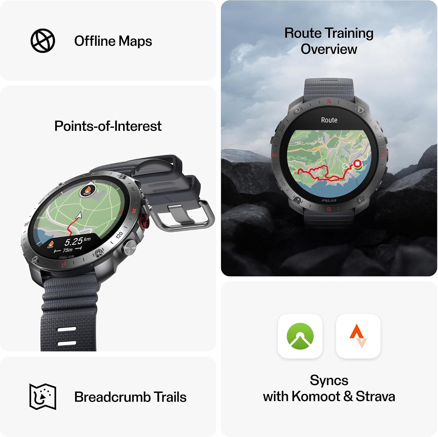 ساعت هوشمند ورزشی Polar با GPS مدل Grit X2 Pro ساعت هوشمند ورزشی Polar با GPS مدل Grit X2 Pro