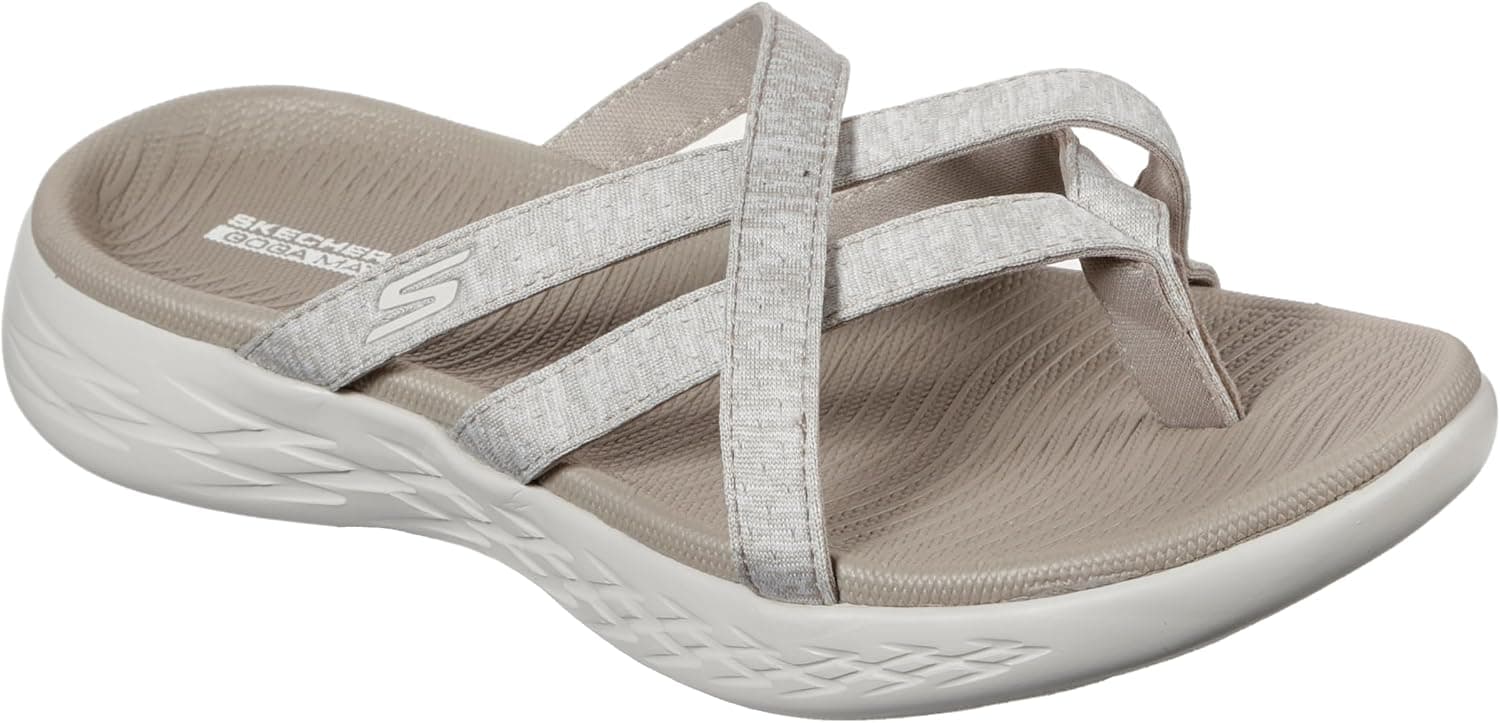 صندل زنانه Skechers تخت ON-THE-GO مدل 600-140004 صندل زنانه Skechers تخت ON-THE-GO مدل 600-140004