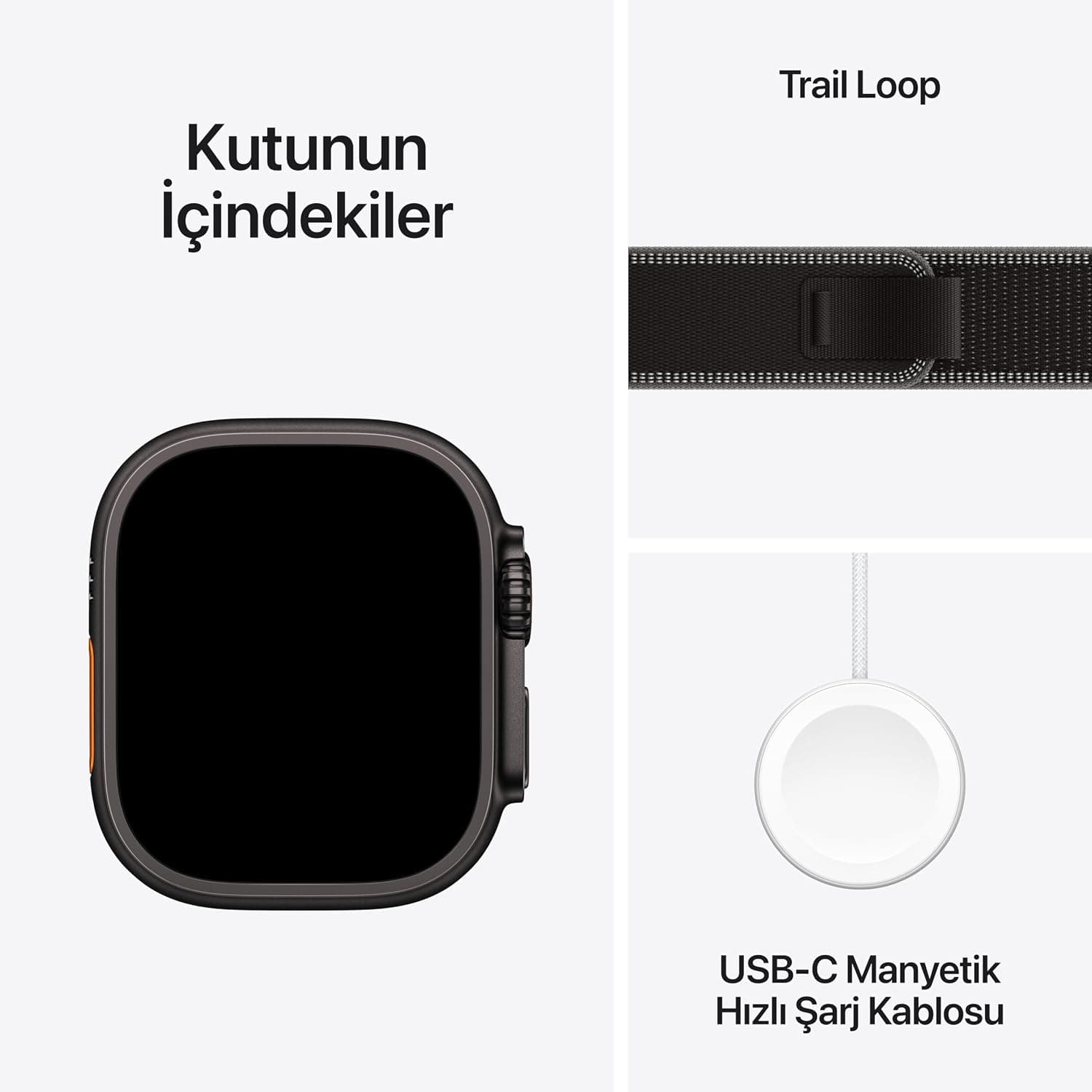 ساعت هوشمند Apple Watch Ultra 3 تیتانیومی مشکی GPS+Cellular 49mm Trail Loop مشکی/زغالی S/M ساعت هوشمند Apple Watch Ultra 3 تیتانیومی مشکی GPS+Cellular 49mm Trail Loop مشکی/زغالی S/M