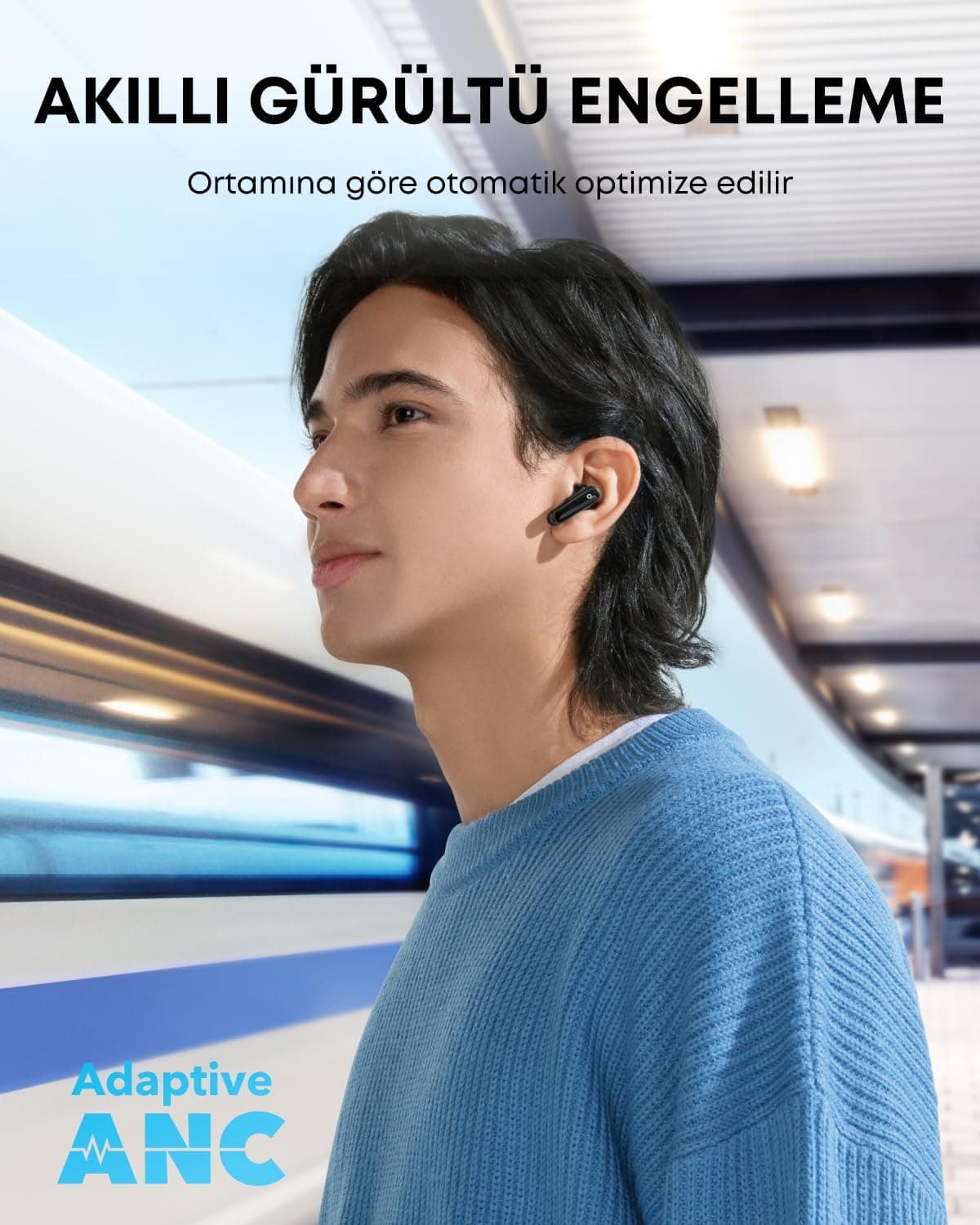 هدفون بلوتوثی توگوشی Anker Soundcore با حذف نویز تطبیقی، محفظه شارژ و پایه گوشی دوکاره، IPX5، شارژ بیسیم، مشکی مدل A3955 هدفون بلوتوثی توگوشی Anker Soundcore با حذف نویز تطبیقی، محفظه شارژ و پایه گوشی دوکاره، IPX5، شارژ بیسیم، مشکی مدل A3955