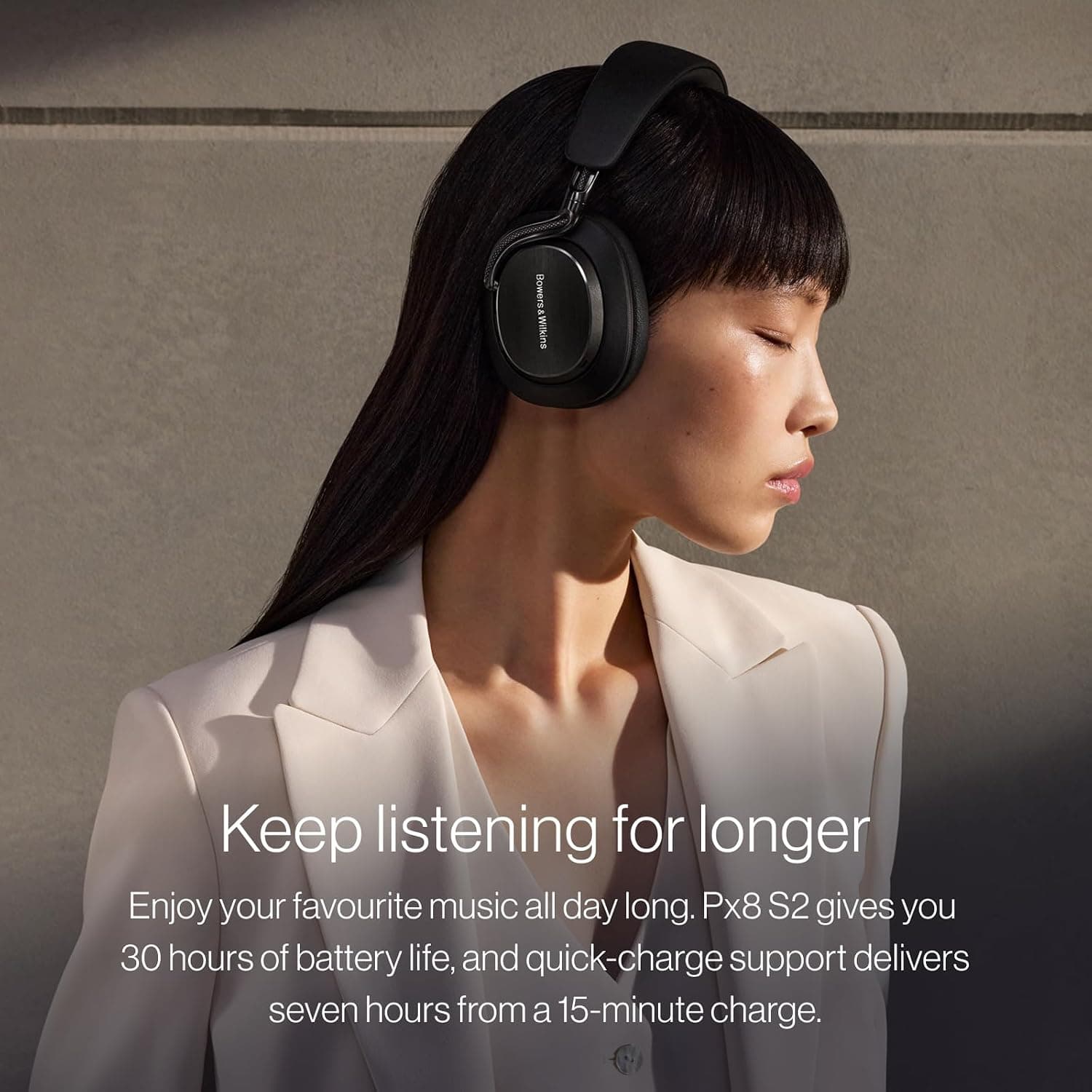 هدفون بیسیم Bowers & Wilkins مدل Px8 S2 رنگ مشکی Onyx هدفون بیسیم Bowers & Wilkins مدل Px8 S2 رنگ مشکی Onyx