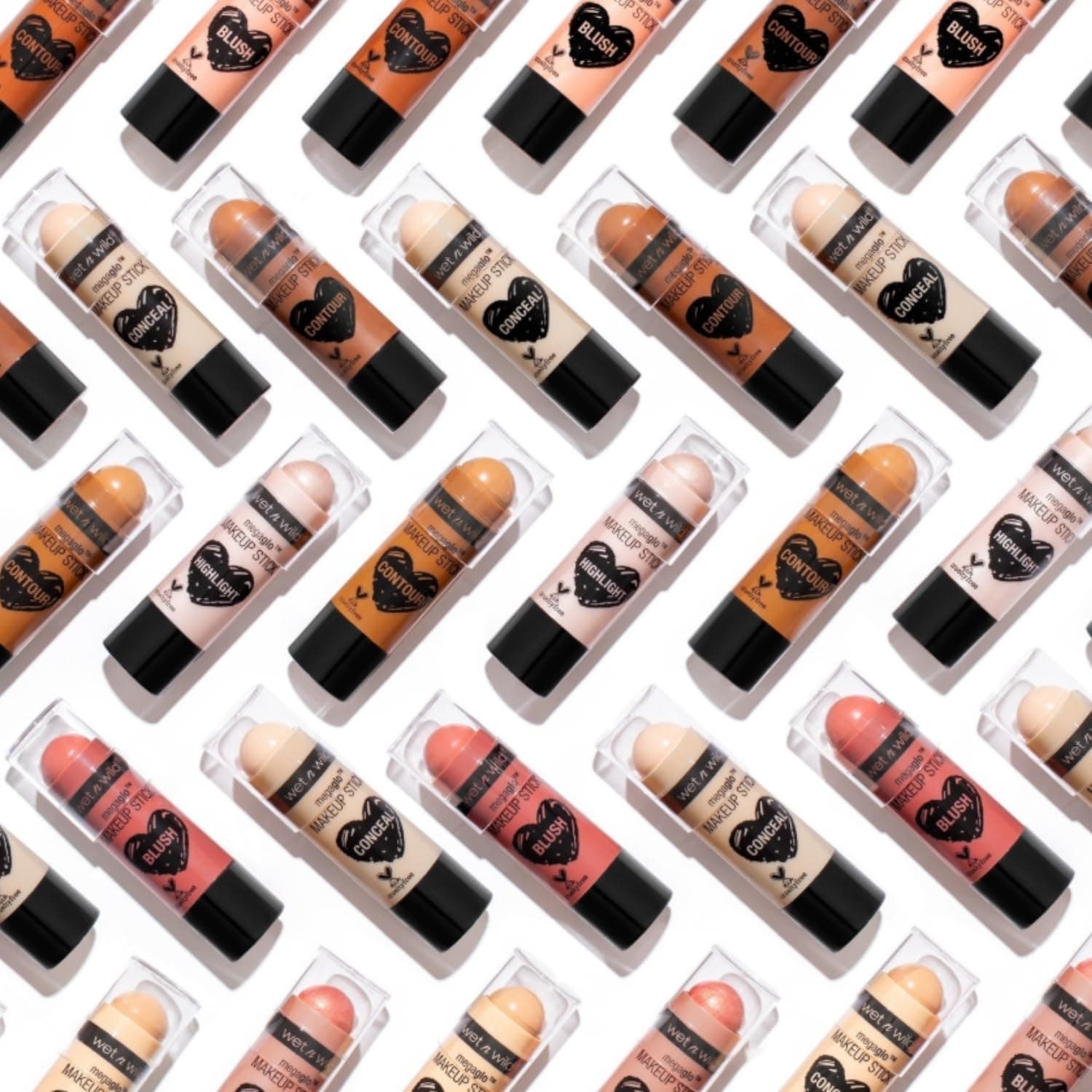 استیک آرایشی Wet n Wild MegaGlo چندکاره با رنگ قابل تنظیم، وگان و بدون تست حیوانی رنگ Where's Walnut? استیک آرایشی Wet n Wild MegaGlo چندکاره با رنگ قابل تنظیم، وگان و بدون تست حیوانی رنگ Where's Walnut?