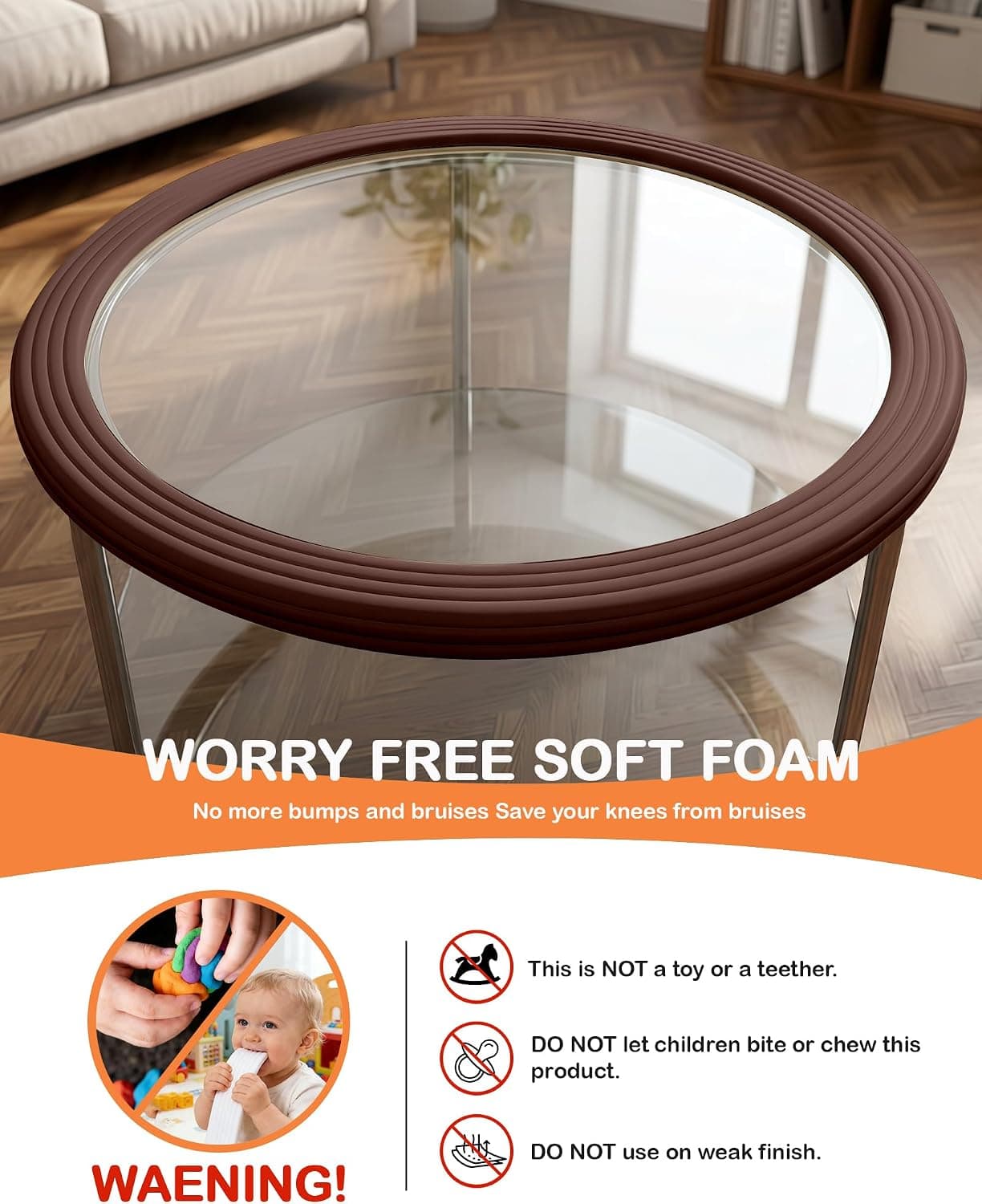 محافظ گوشه مبلمان کودک QYV مدل 16.5FT محافظ گوشه مبلمان کودک QYV مدل 16.5FT