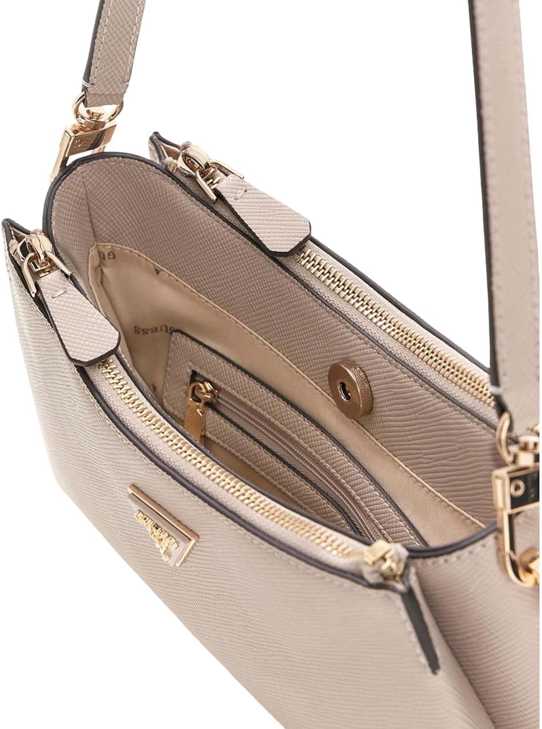 کیف دوشی و کراسبادی زنانه GUESS با ۳ محفظه مدل Noelle II کیف دوشی و کراسبادی زنانه GUESS با ۳ محفظه مدل Noelle II