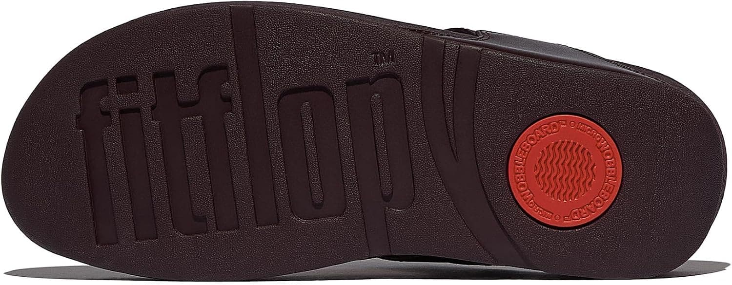 صندل زنانه انگشتی FitFlop چرمی مدل لژدار Lulu Square-Chain صندل زنانه انگشتی FitFlop چرمی مدل لژدار Lulu Square-Chain
