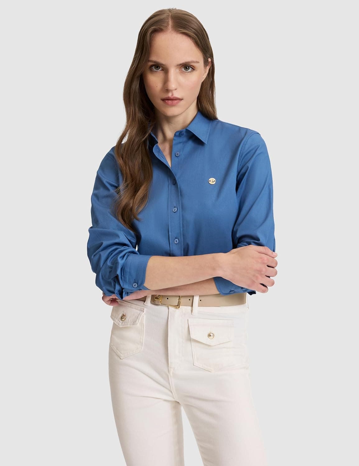پیراهن زنانه Pierre Cardin نیلی روشن طرح دار مدل 50328627-VR073 پیراهن زنانه Pierre Cardin نیلی روشن طرح دار مدل 50328627-VR073