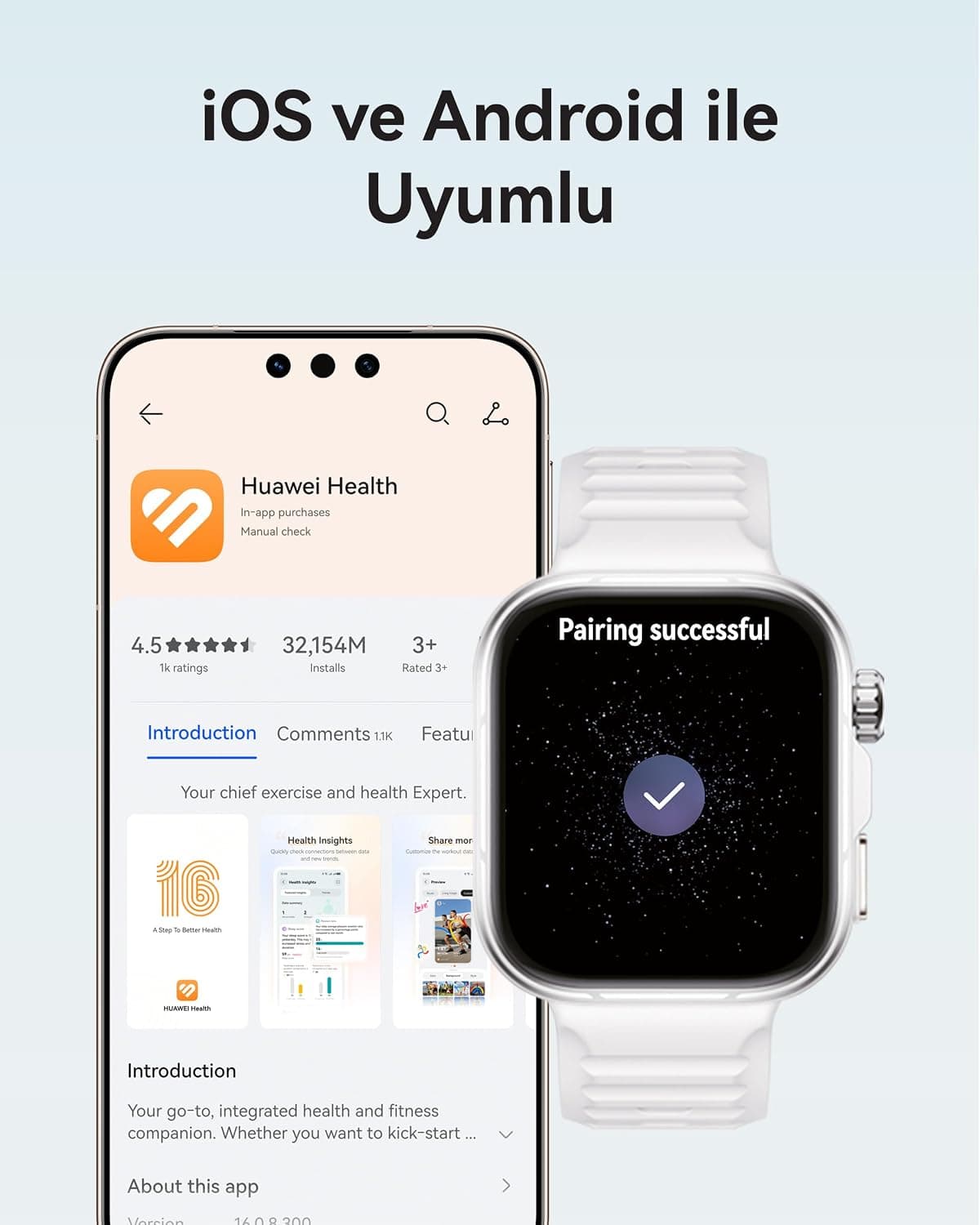 ساعت هوشمند HUAWEI مدل WATCH FIT 5 Pro بههمراه FreeBuds SE 3 مشکی ساعت هوشمند HUAWEI مدل WATCH FIT 5 Pro بههمراه FreeBuds SE 3 مشکی