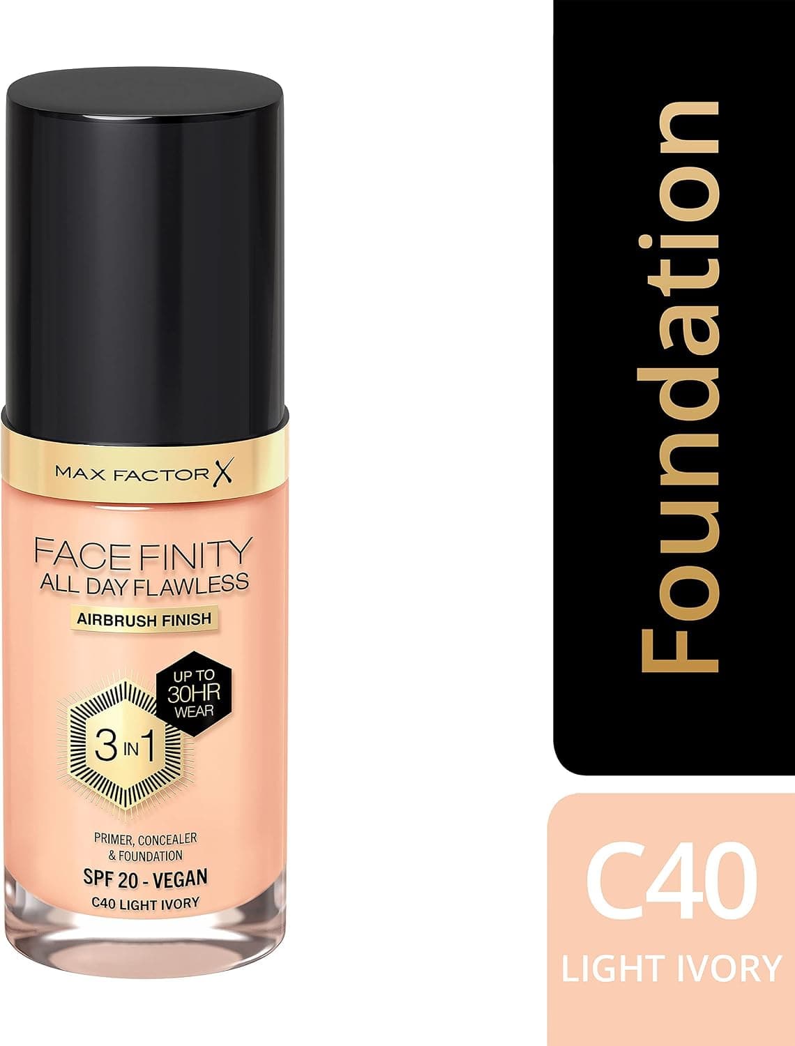 کرمپودر Max Factor Facefinity All Day Flawless C40 آیوری روشن 30ml کرمپودر Max Factor Facefinity All Day Flawless C40 آیوری روشن 30ml