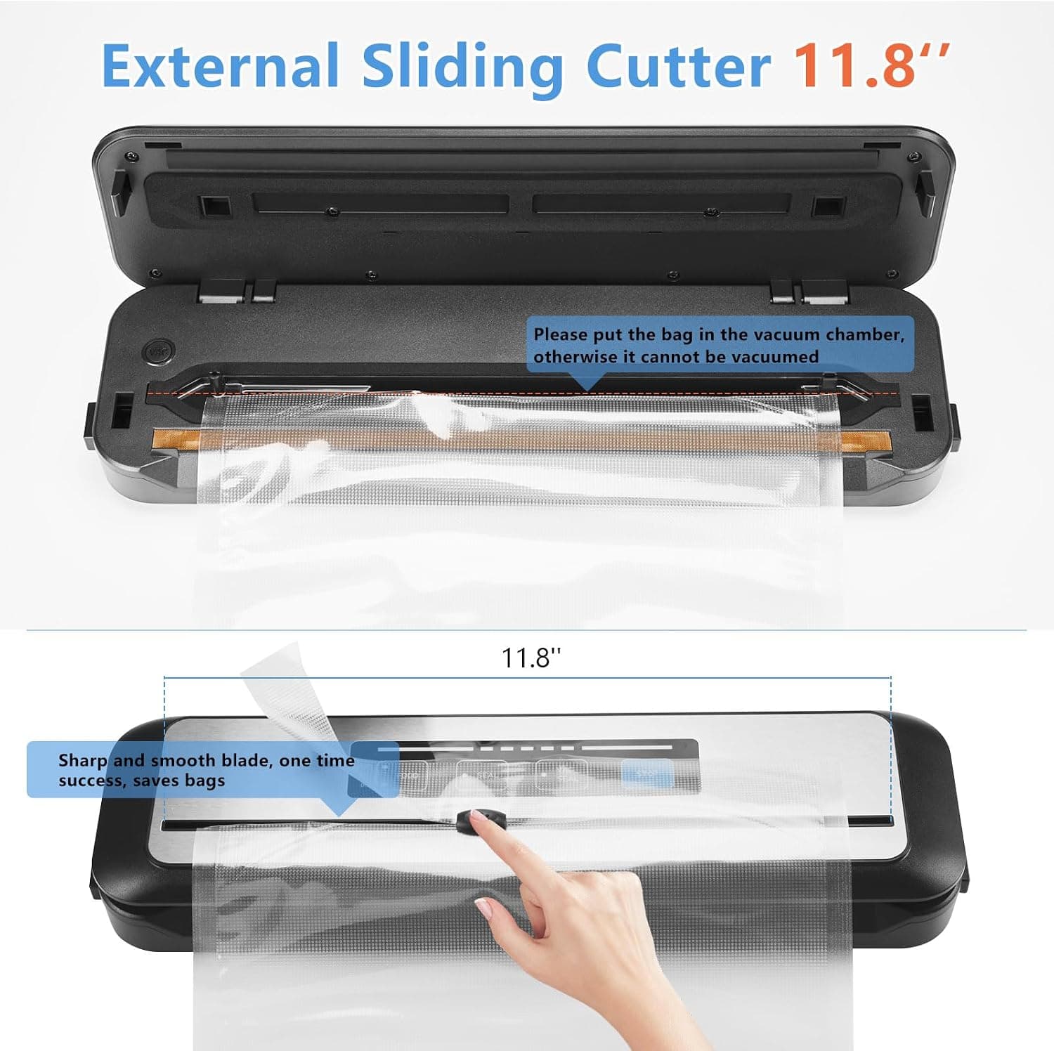 دستگاه وکیوم مواد غذایی Inkbird مدل INK-VS01 با سیل خودکار یکلمسی 220V دستگاه وکیوم مواد غذایی Inkbird مدل INK-VS01 با سیل خودکار یکلمسی 220V