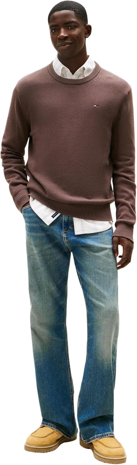 پلیور مردانه Tommy Jeans مدل TJM SLIM ESS SWEATER EXT پلیور مردانه Tommy Jeans مدل TJM SLIM ESS SWEATER EXT