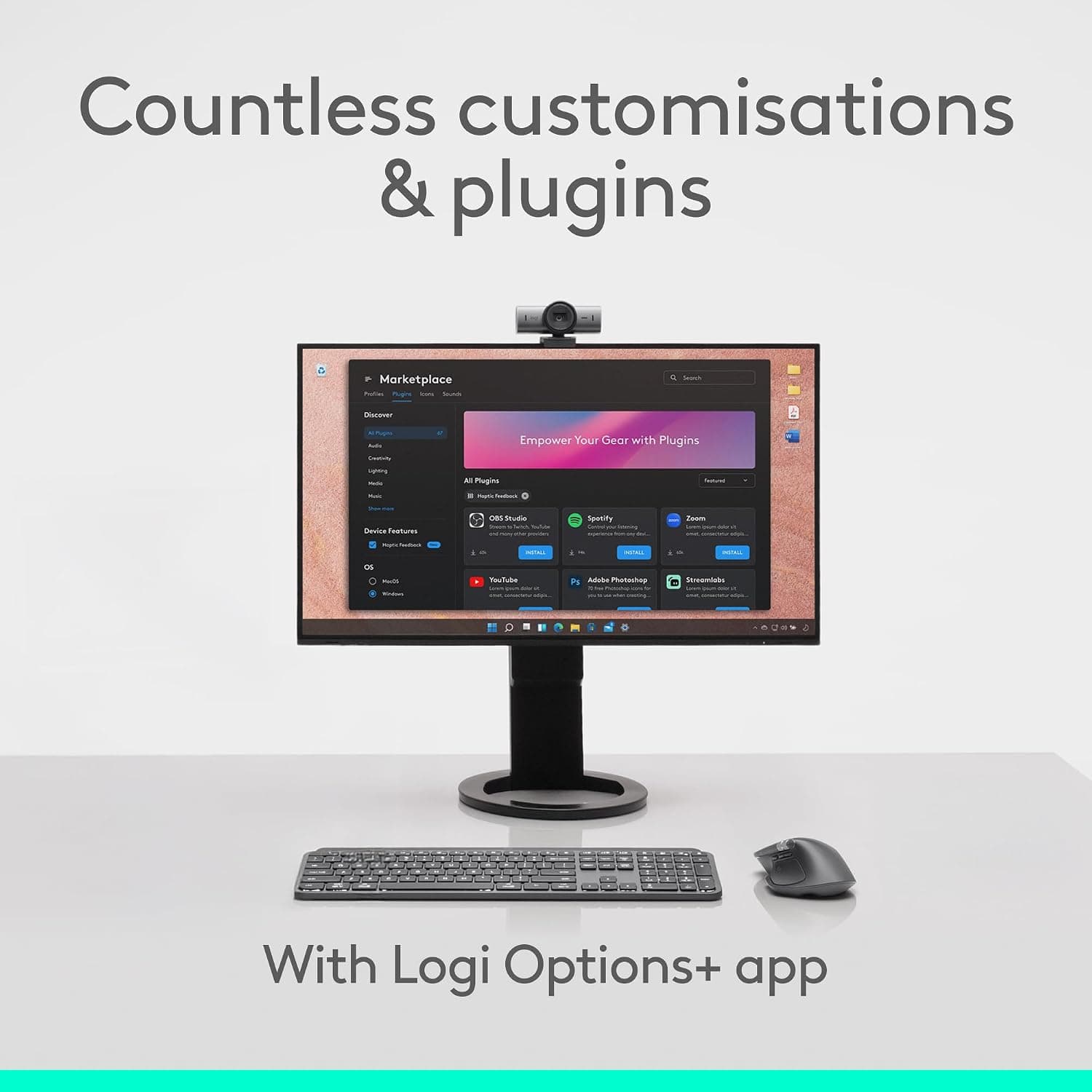 ماوس بیسیم ارگونومیک Logitech با بازخورد لمسی، اسکرول فوقسریع و شارژ USB-C، گرافیتی مدل MX Master 4 ماوس بیسیم ارگونومیک Logitech با بازخورد لمسی، اسکرول فوقسریع و شارژ USB-C، گرافیتی مدل MX Master 4