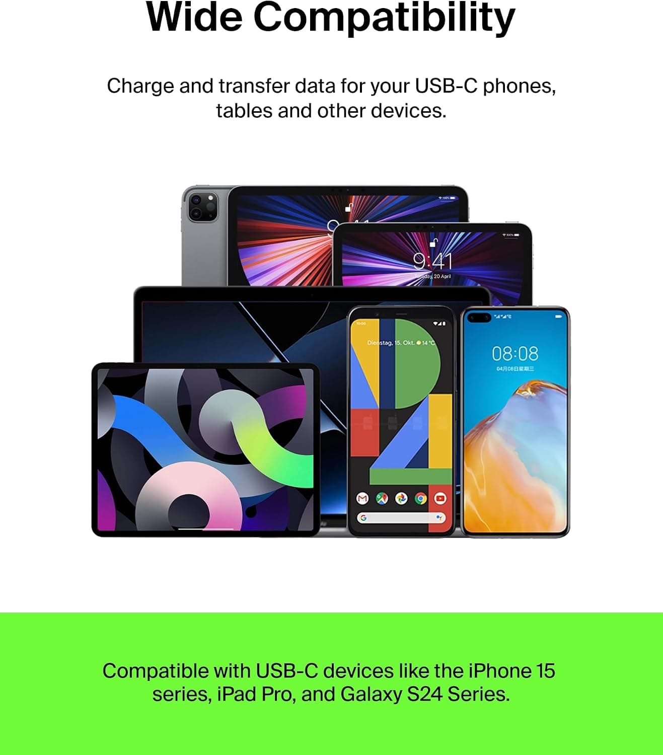 کابل شارژ Belkin Fast Charge USB-C به USB-A 1m مشکی کابل شارژ Belkin Fast Charge USB-C به USB-A 1m مشکی