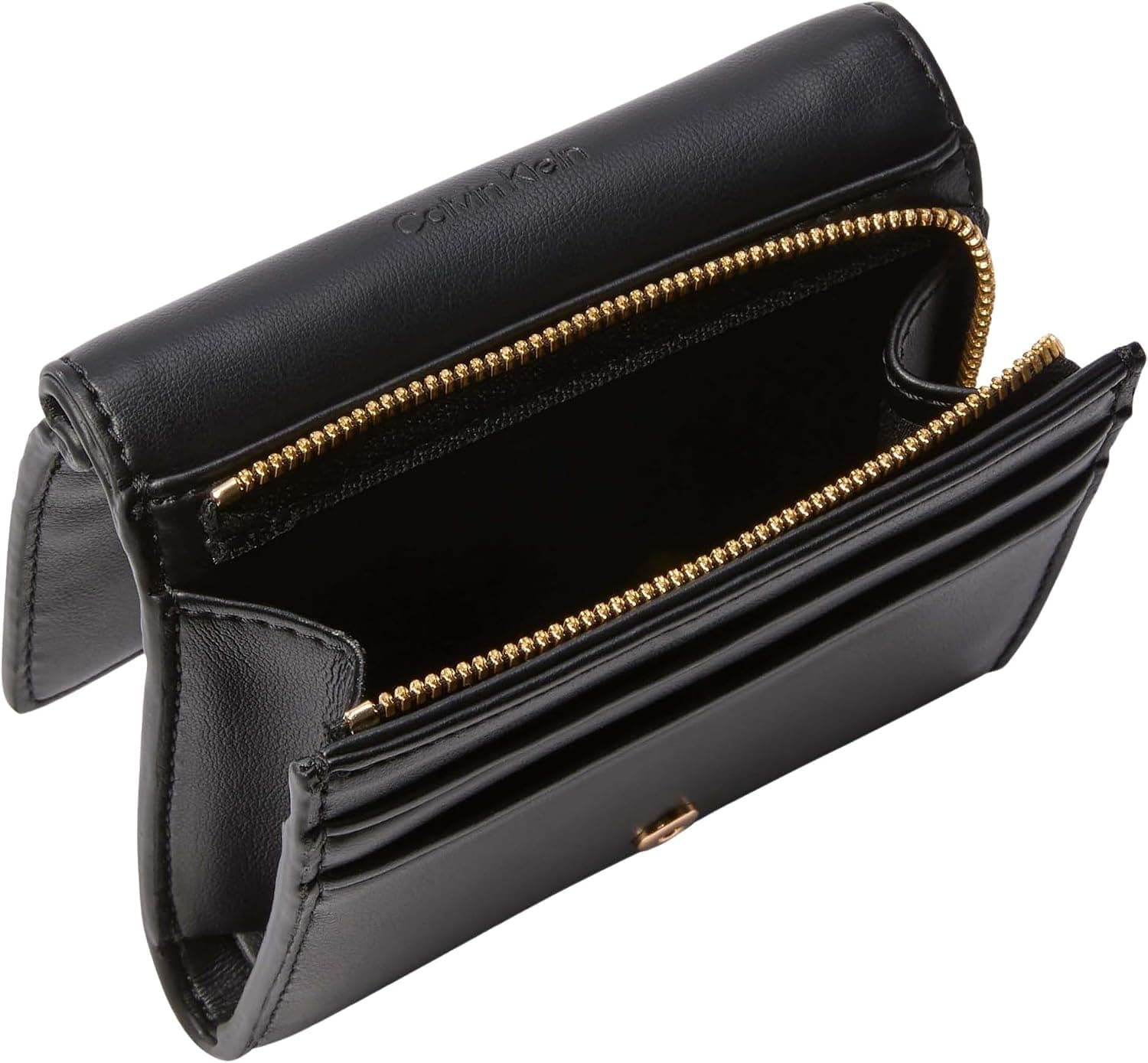 کیف پول زنانه Calvin Klein مدل BOLD CK MEDIUM BIFOLD مشکی کیف پول زنانه Calvin Klein مدل BOLD CK MEDIUM BIFOLD مشکی