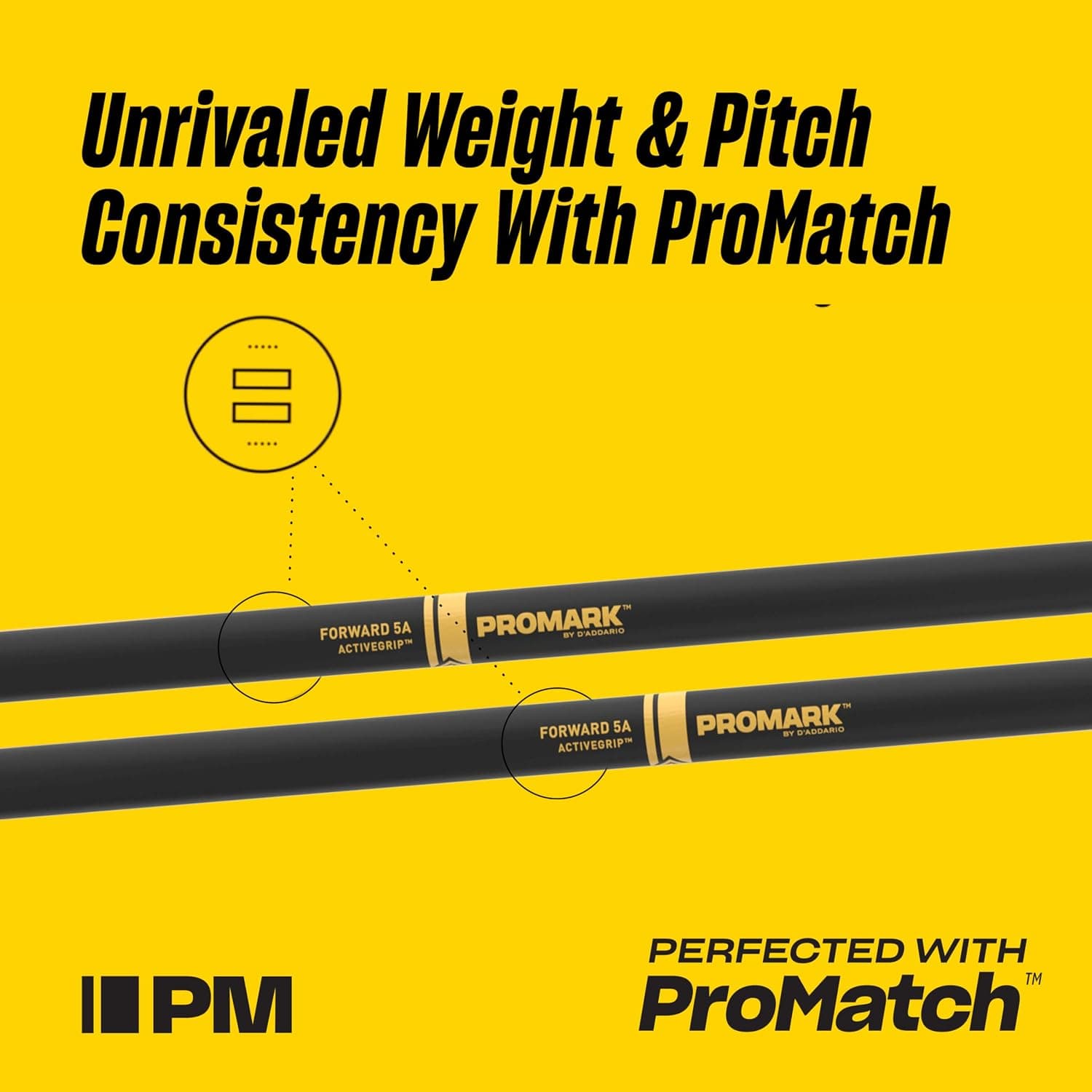 چوب درام Promark Pro-Mark Rebound 5A Activegrip با سر بلوطی مدل R5Aag چوب درام Promark Pro-Mark Rebound 5A Activegrip با سر بلوطی مدل R5Aag