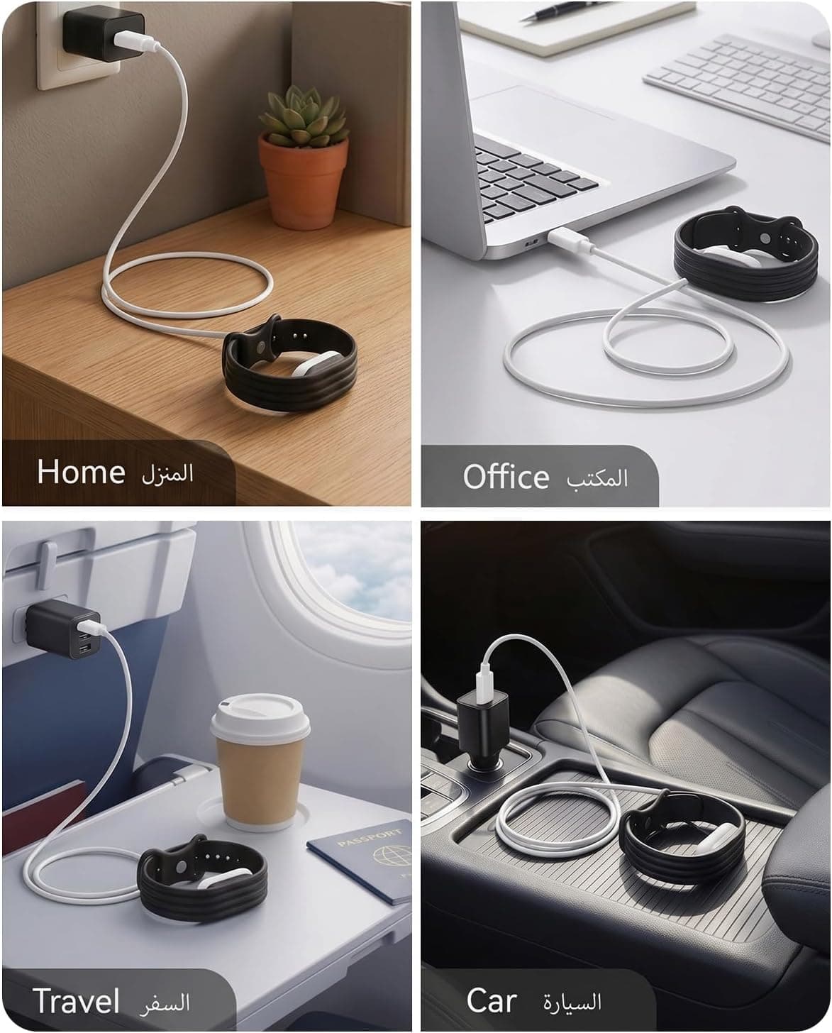 شارژر مغناطیسی Type C برند T Tersely مخصوص Google Fitbit Air داک شارژ سریع شارژر مغناطیسی Type C برند T Tersely مخصوص Google Fitbit Air داک شارژ سریع