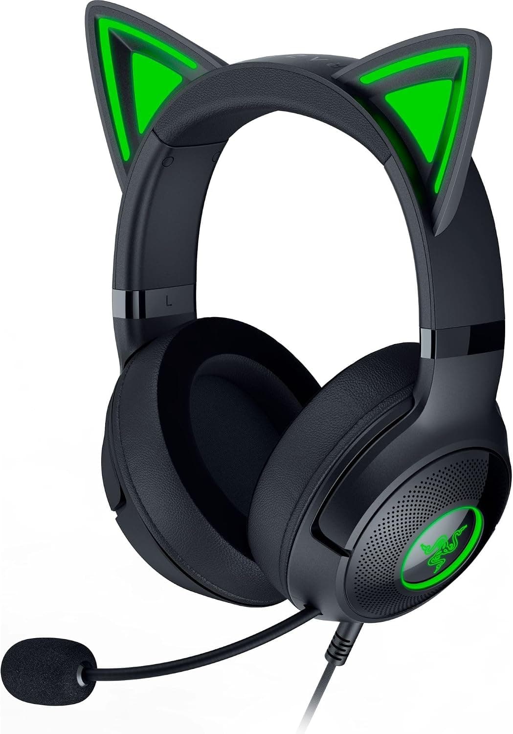 هدست کابلی RGB Razer گوشگربهای مدل Kraken Kitty V2 مشکی هدست کابلی RGB Razer گوشگربهای مدل Kraken Kitty V2 مشکی