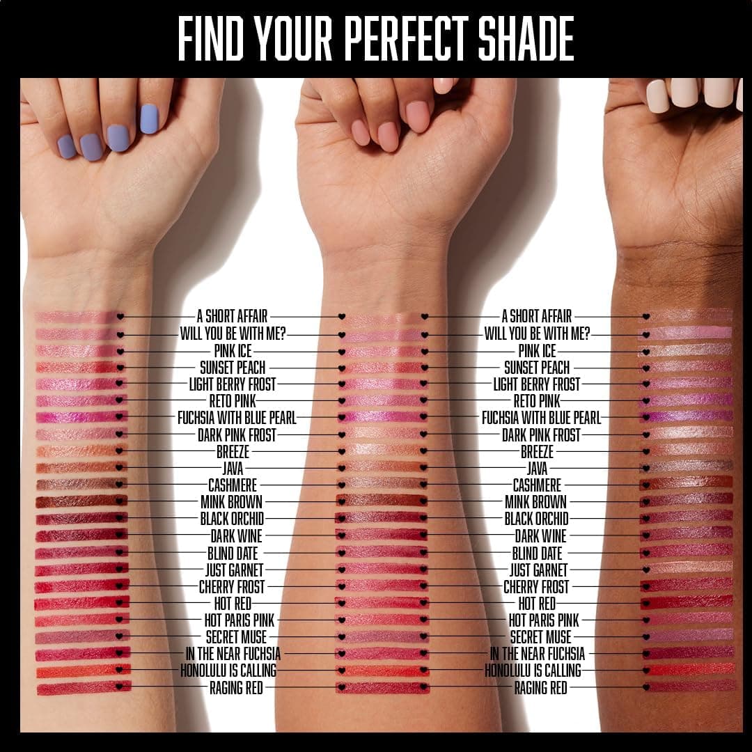 رژ لب Wet n Wild با جلوه ابریشمی رنگ صورتی تیره یخی رژ لب Wet n Wild با جلوه ابریشمی رنگ صورتی تیره یخی