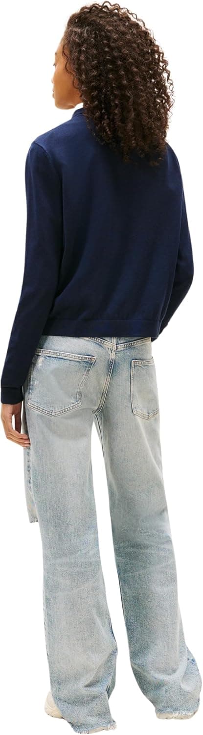 پلیور زنانه Tommy Jeans مدل TJW ESSENTIAL CREW SWEATER EXT پلیور زنانه Tommy Jeans مدل TJW ESSENTIAL CREW SWEATER EXT