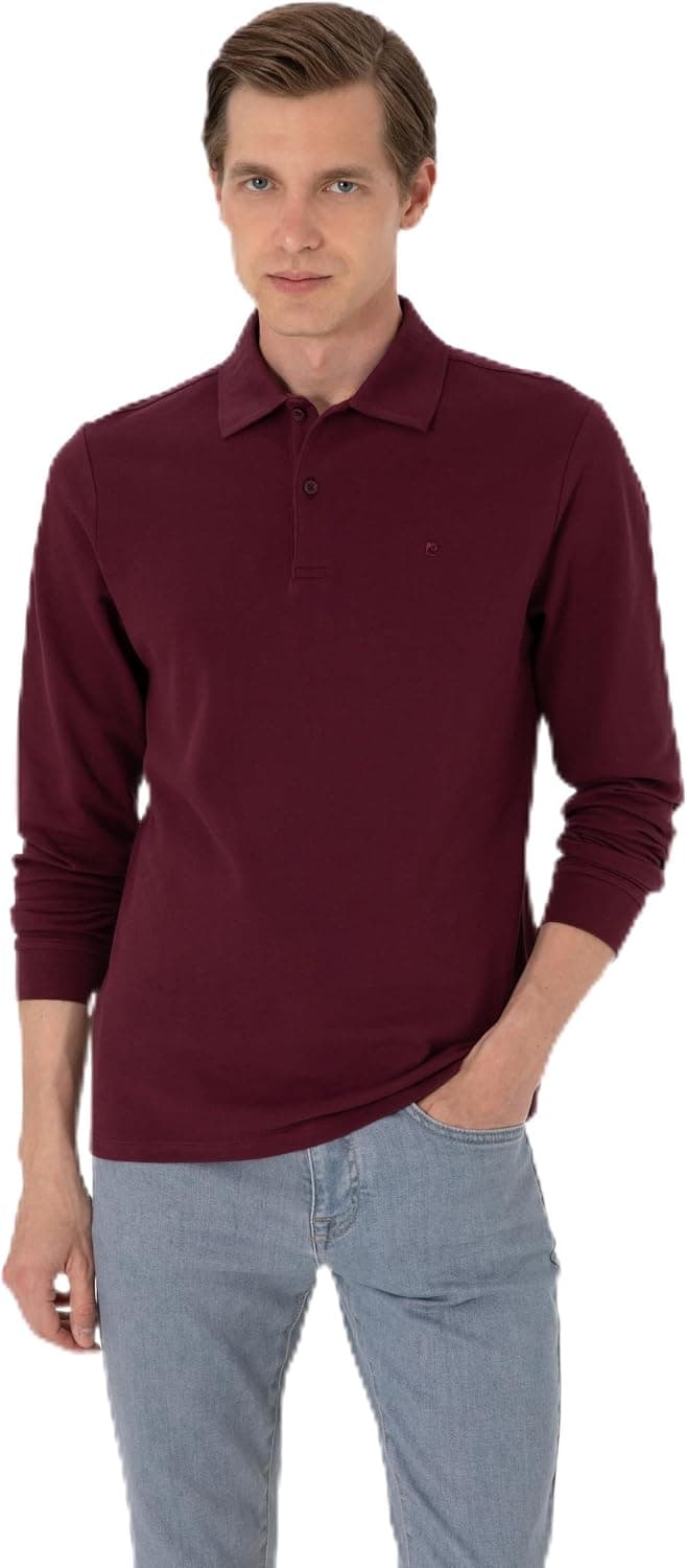سوئیشرت مردانه Pierre Cardin به رنگ زرشکی مدل 50314048-VR014 سوئیشرت مردانه Pierre Cardin به رنگ زرشکی مدل 50314048-VR014