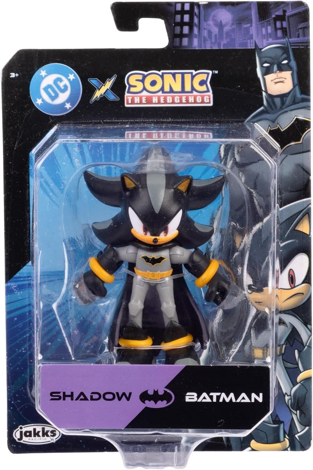 اکشن فیگور 6 cm Shadow در نقش Batman از Sonic The Hedgehog با قابلیت حالتدهی و بستهبندی کلکسیونی اکشن فیگور 6 cm Shadow در نقش Batman از Sonic The Hedgehog با قابلیت حالتدهی و بستهبندی کلکسیونی