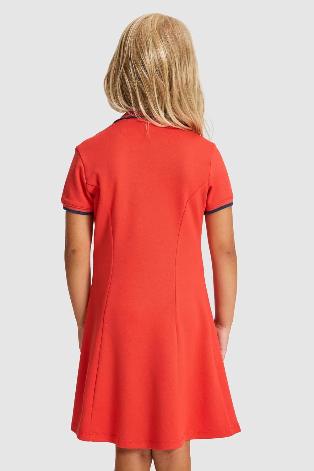پیراهن دخترانه U.S. POLO ASSN. بافت قرمز فرم A یقه پولو مدل 50325673 VR213 پیراهن دخترانه U.S. POLO ASSN. بافت قرمز فرم A یقه پولو مدل 50325673 VR213