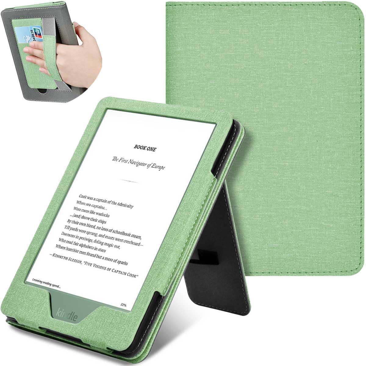 قاب نگهدارنده T Tersely Slimshell برای Kindle نسل یازدهم 6 اینچی سبز روشن قاب نگهدارنده T Tersely Slimshell برای Kindle نسل یازدهم 6 اینچی سبز روشن