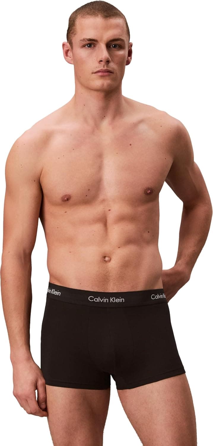 باکسر مردانه Calvin Klein کمر پایین بسته 3 عددی باکسر مردانه Calvin Klein کمر پایین بسته 3 عددی