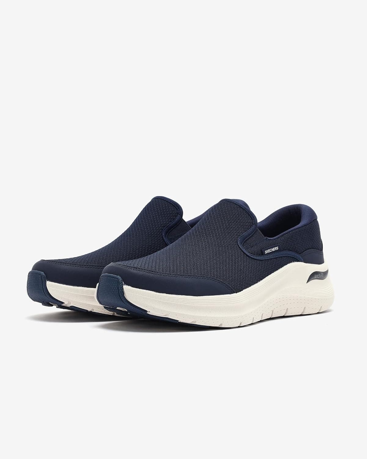 کفش ورزشی پیادهروی مردانه Skechers مدل ARCH FIT 2.0-VALLO سرمهای کفش ورزشی پیادهروی مردانه Skechers مدل ARCH FIT 2.0-VALLO سرمهای