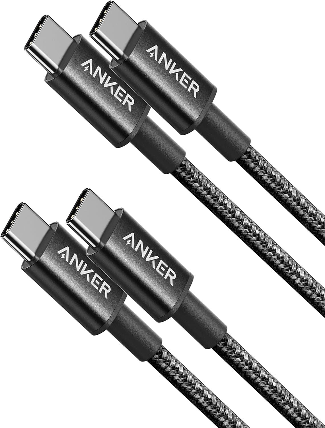 کابل USB C به USB C Anker، شارژ سریع 60W، بسته 2 عددی، 0.9m، مشکی کابل USB C به USB C Anker، شارژ سریع 60W، بسته 2 عددی، 0.9m، مشکی