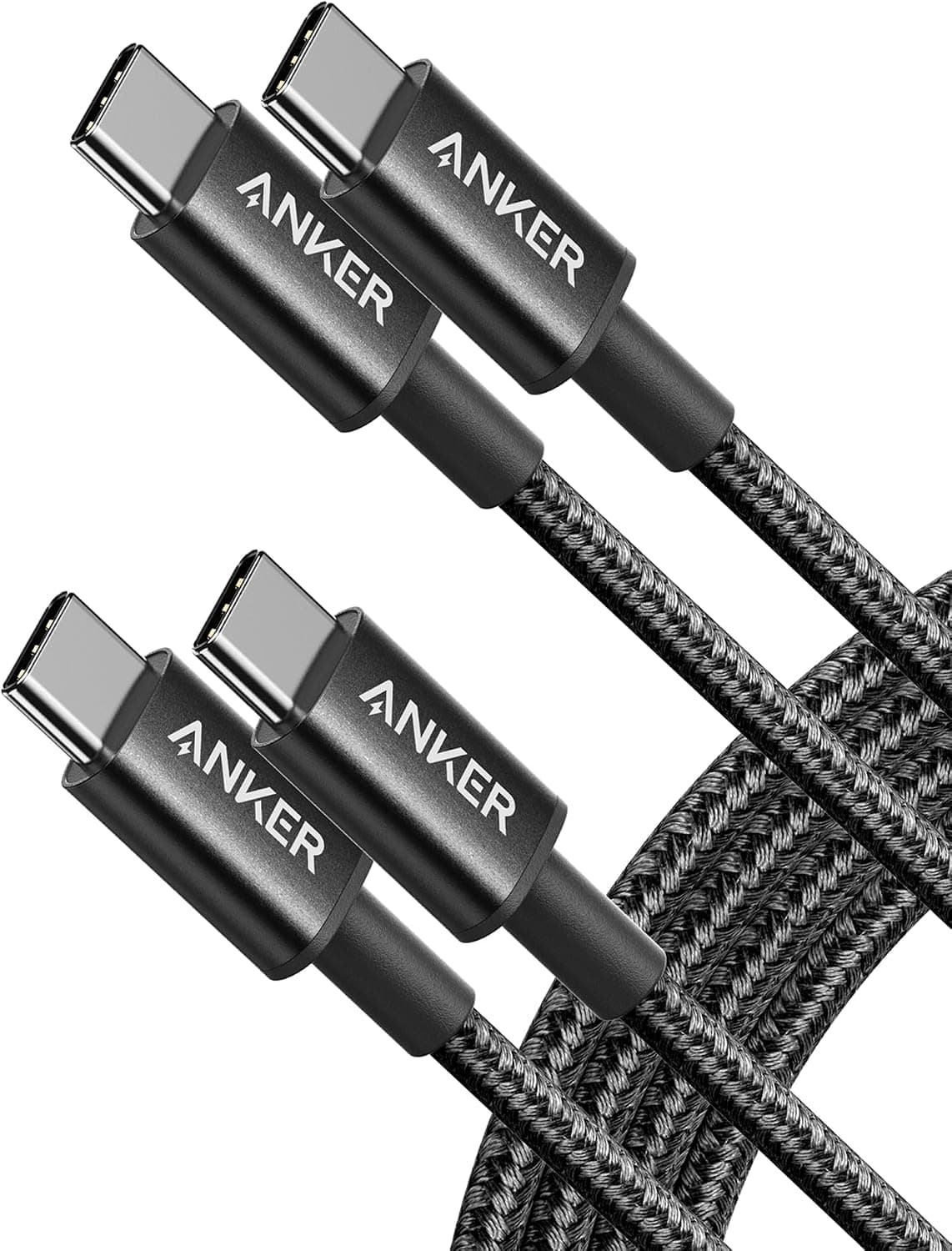 کابل Anker USB C به USB C 60W شارژ سریع 2 عددی 1.8m مشکی کابل Anker USB C به USB C 60W شارژ سریع 2 عددی 1.8m مشکی