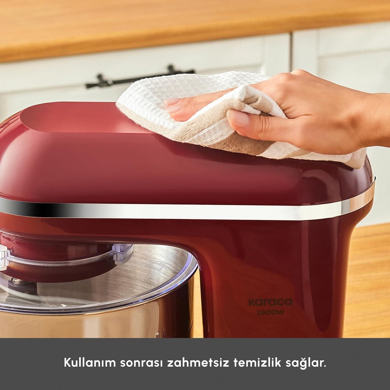 میکسر ایستاده Karaca Chefcrafter 1900W قرمز میکسر ایستاده Karaca Chefcrafter 1900W قرمز