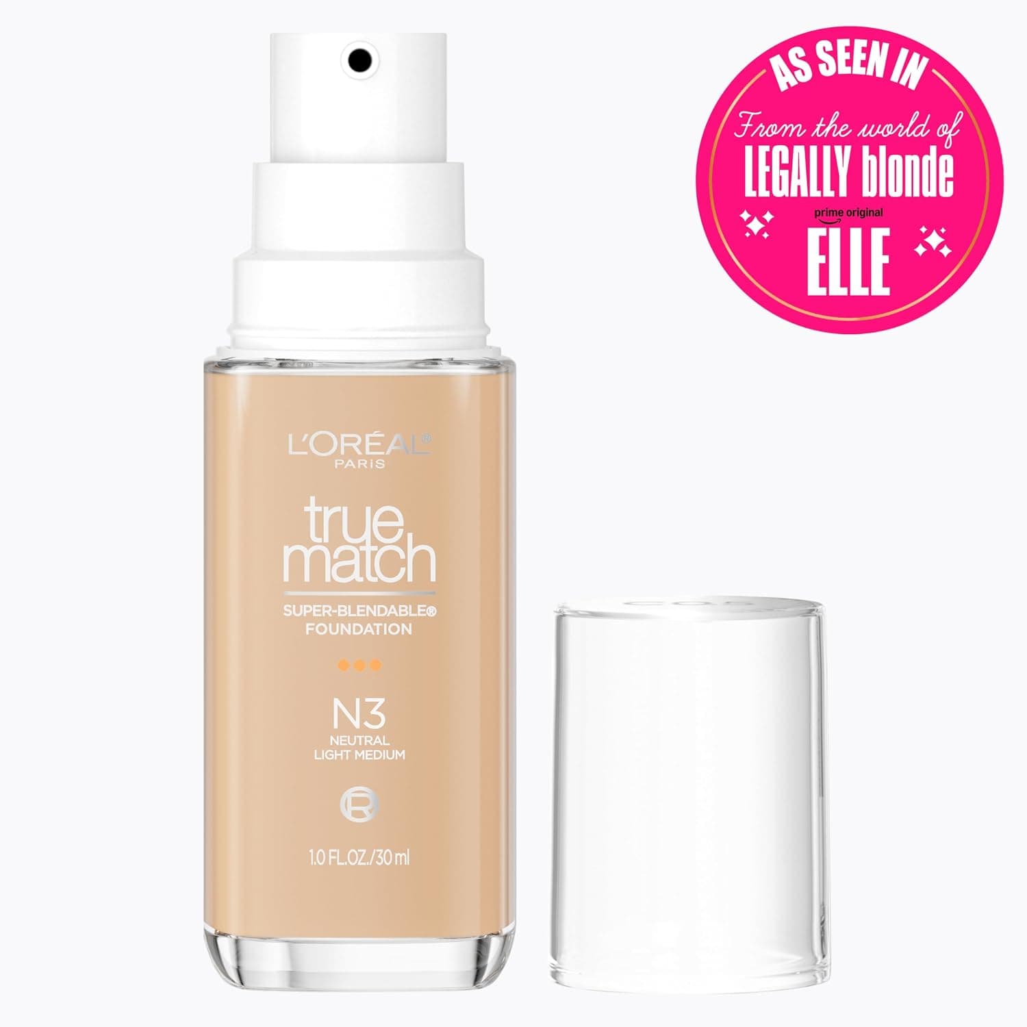 کرم پودر مایع L'Oréal Paris پوشش متوسط SPF 17 مدل N3 1 Fl Oz کرم پودر مایع L'Oréal Paris پوشش متوسط SPF 17 مدل N3 1 Fl Oz