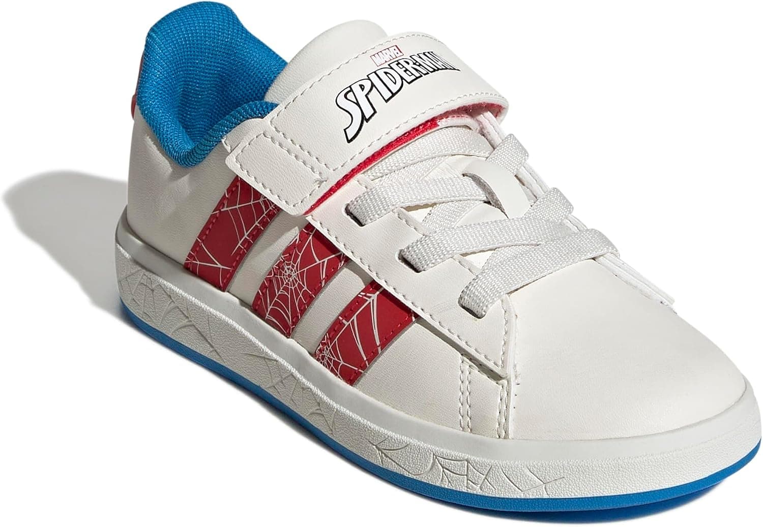 کتانی بچگانه adidas Grand Court Spider Man مدل 01-JS0778-4 کتانی بچگانه adidas Grand Court Spider Man مدل 01-JS0778-4