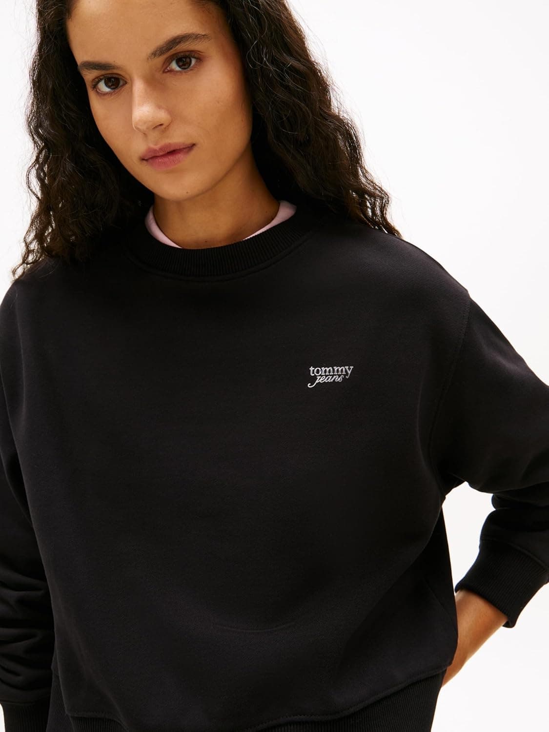 سویشرت زنانه Tommy Hilfiger TJW RLX SH SILVER SCRIPT CREW سویشرت زنانه Tommy Hilfiger TJW RLX SH SILVER SCRIPT CREW