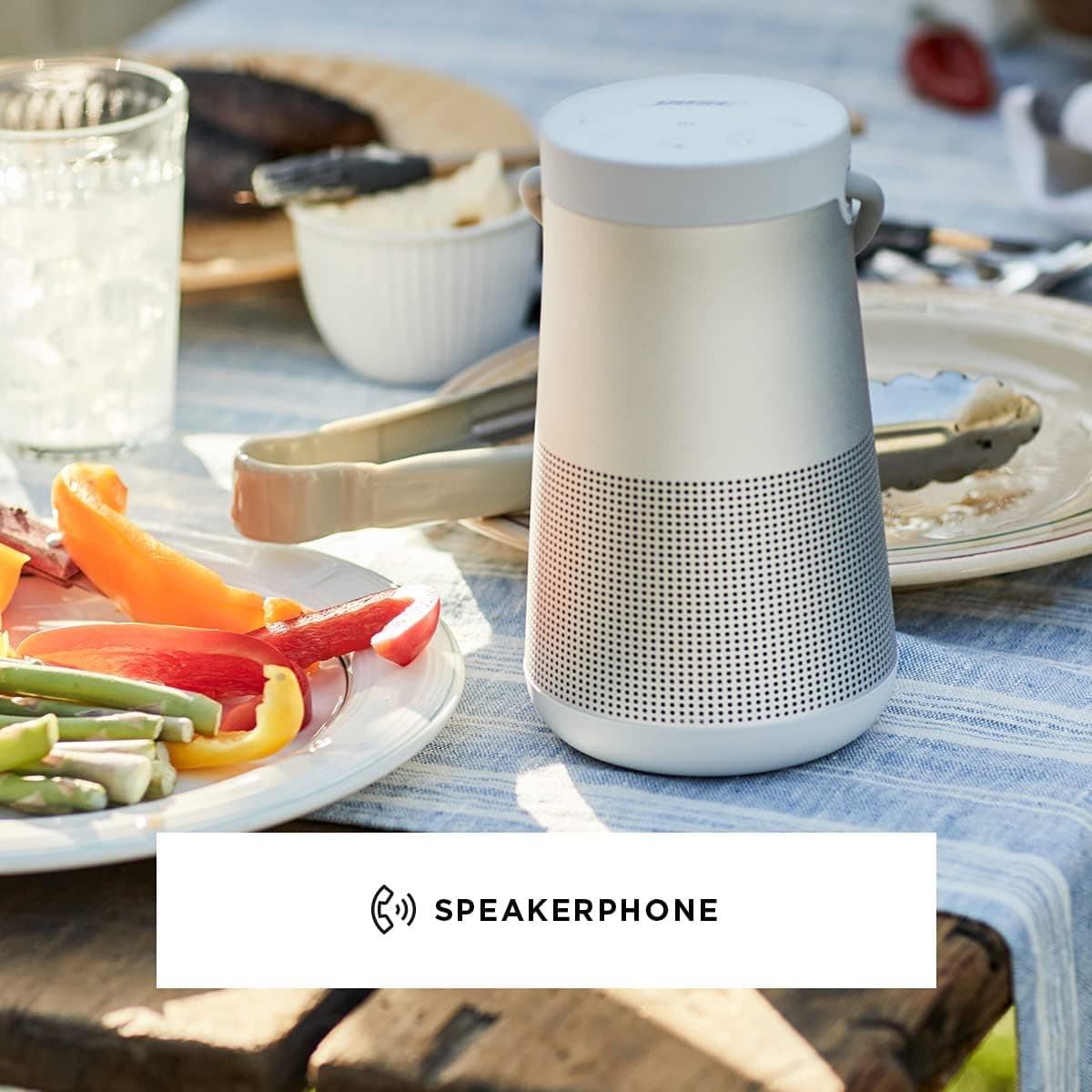 اسپیکر بلوتوثی Bose Soundlink Revolve Plus Ii نقرهای USB اسپیکر بلوتوثی Bose Soundlink Revolve Plus Ii نقرهای USB